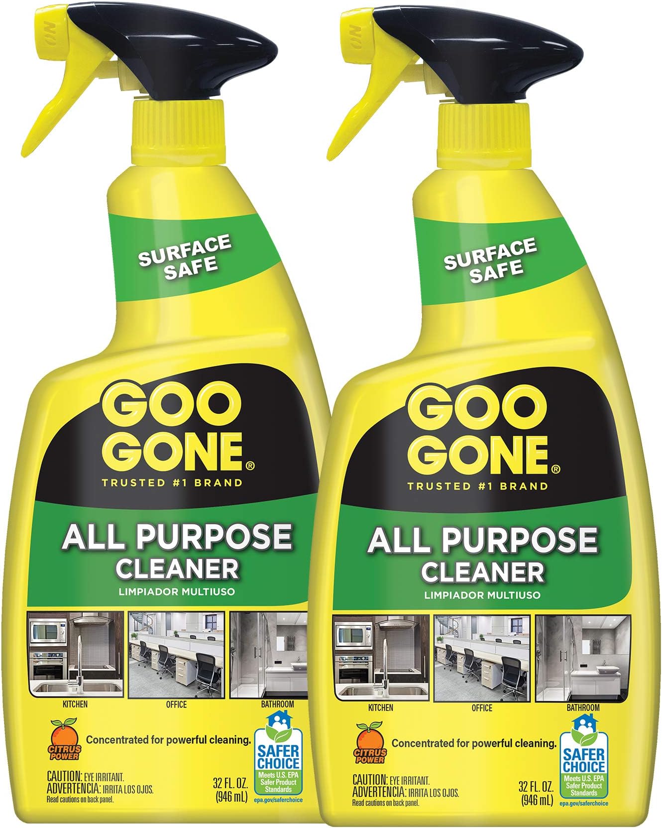All-Purpose Cleaner - Removes Dirt, Grease, Grime and More - 32 Ounce - [2 Pack]