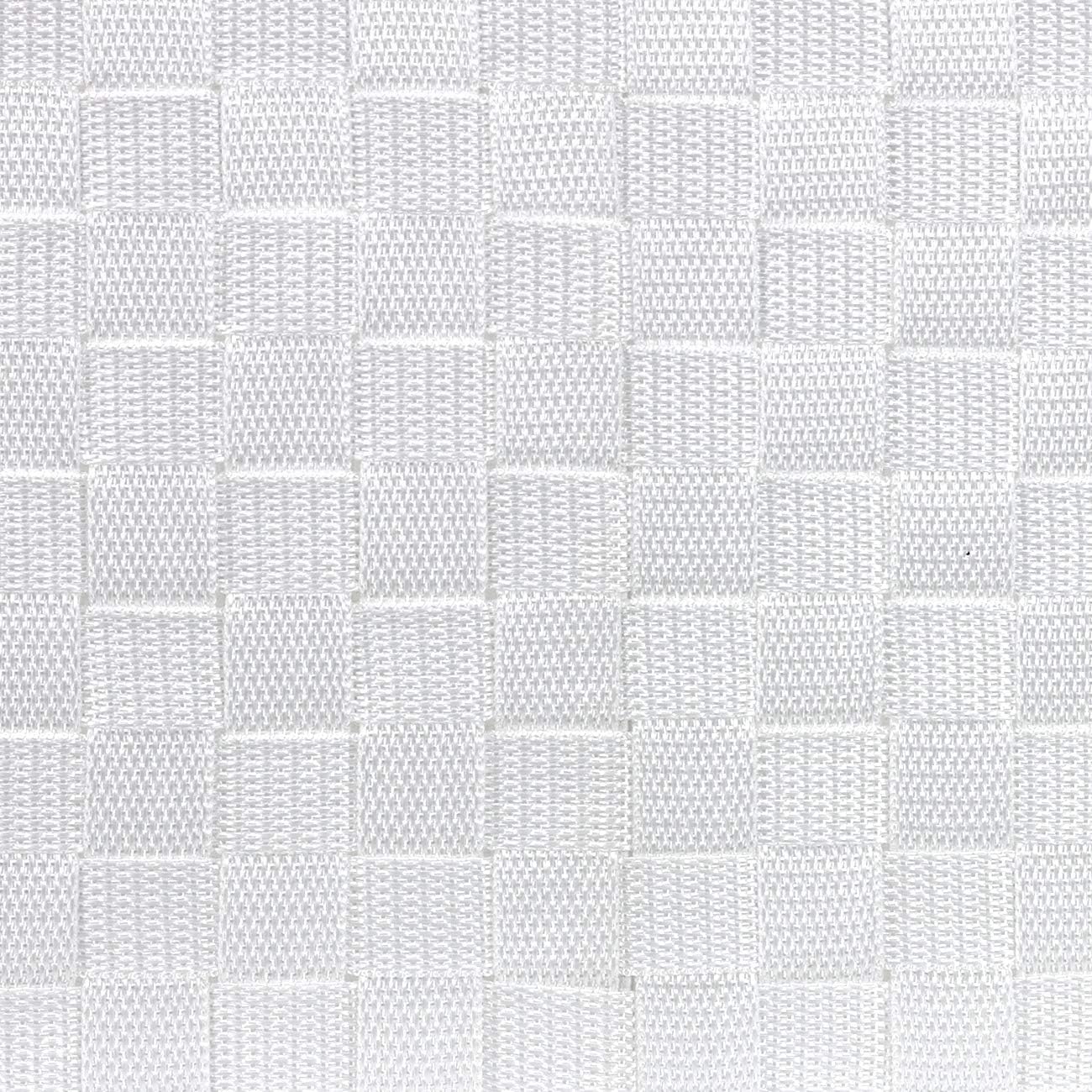 White Woven Square Storage Basket Set with Lids