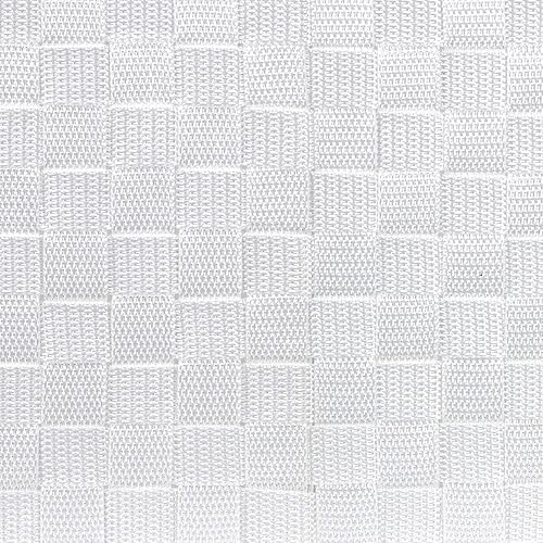 Miniatura 7 de Sorbus Juego de 3 cestas de almacenamiento para organizar con tapa, diseño de malla tejida a mano, organizadores de armario de ropa blanca y