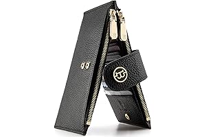 Luxe Women's Leather Wallet: RFID Blocking, Slim Design