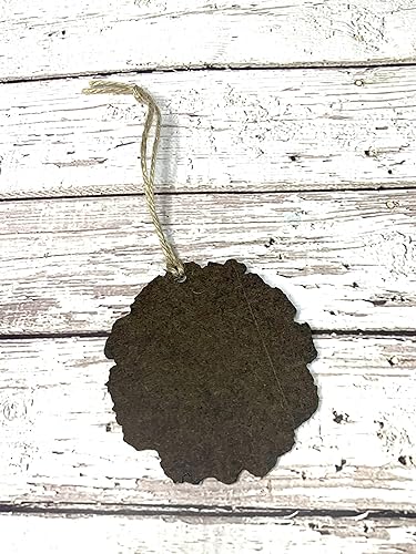 Miniatura 9 de 2022 Personalized Red Barn Christmas Ornament Wood Hardboard MDF Custom Gift Stocking Stuffer Handmade by The Painted Pug (Red Barn)