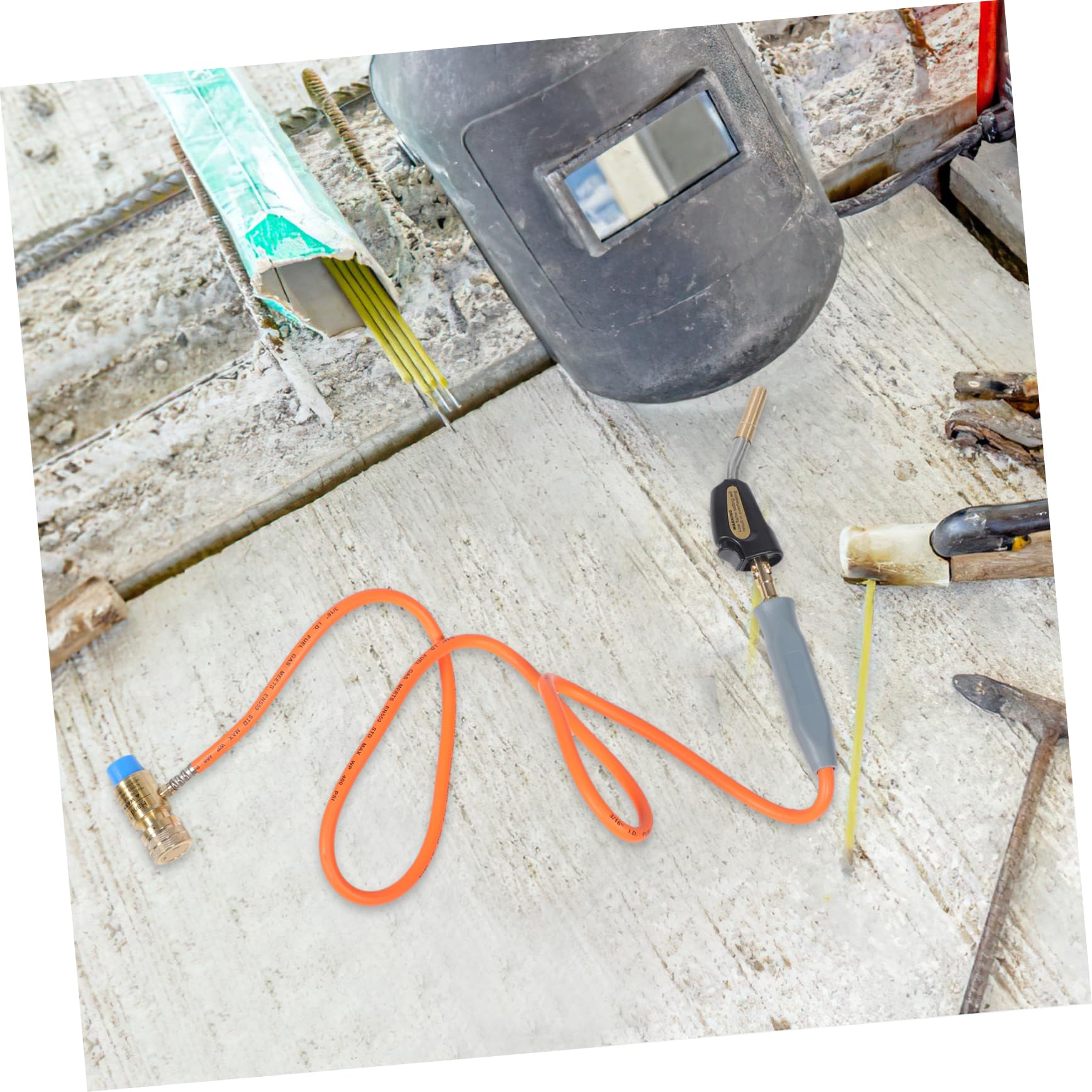 Mikinona 1ensemble Torche à Avec Système Allumage Électronique Réglages Ajustables Pour Soudure Et Chauffage Idéale Pour Travaux De Plomberie Jardinage