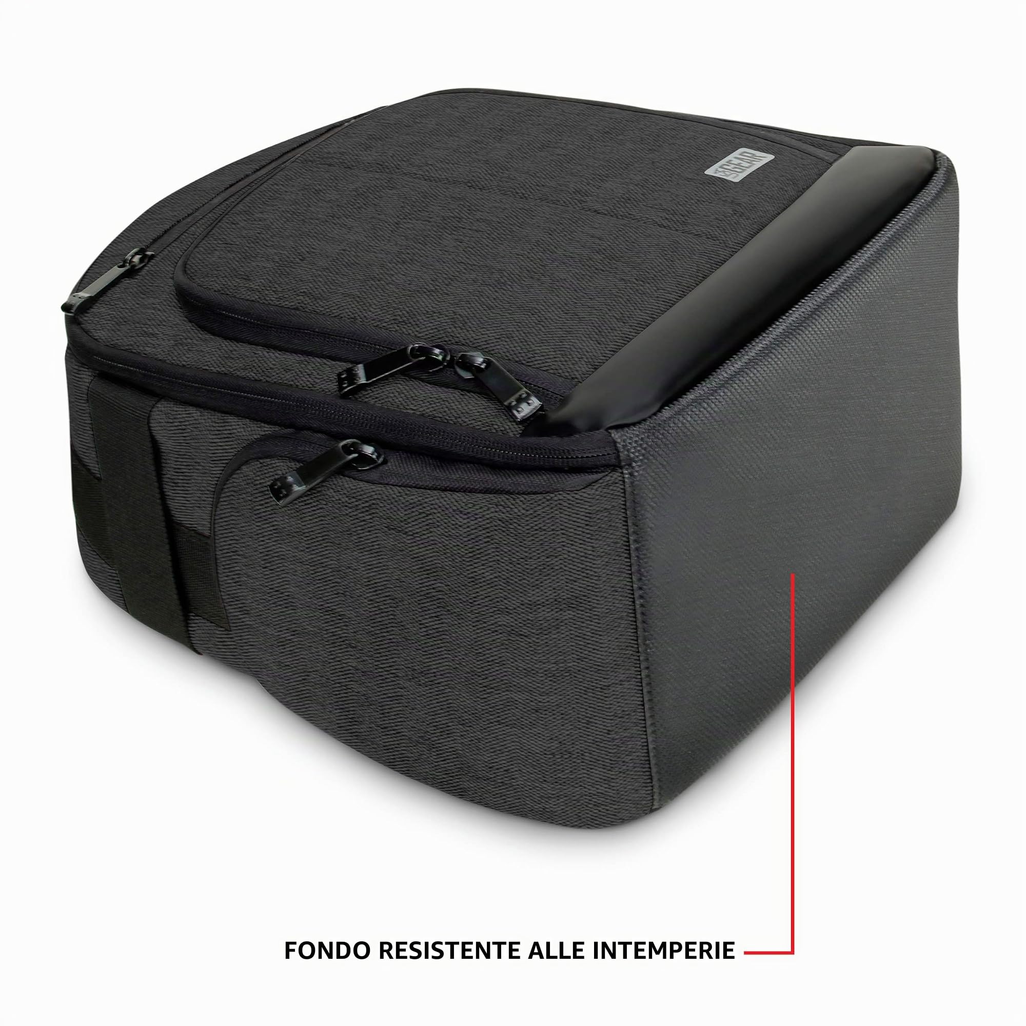 USA Gear Zaino Fotografico Borsa Fotografica con Divisori Accessori Personalizzabili, Conservazione per Obiettivo e Altri Accessory, Supporto Posteriore Confortevole, Custodia per Reflex