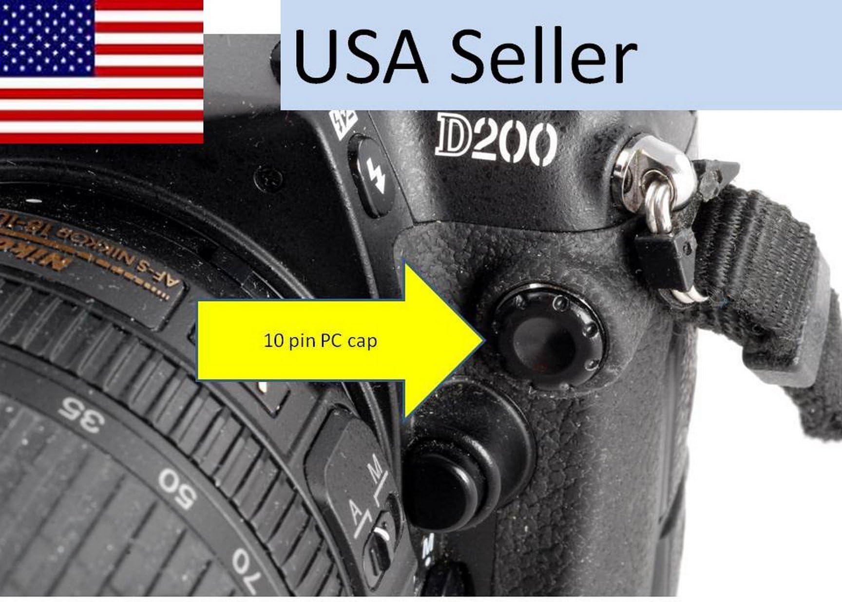 10 pin PC Cap for Nikon D1 D1h D1x D2x D2h D200 D300 D700 D3x F100 F5 N90 N90s Cameras