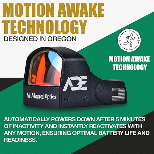 Miniatura 6 de ADE Crusader RD3-009 Punto rojo + Placa de montaje/adaptador de óptica con mira trasera para todos los modelos Glock (no preparados para óptica)