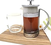 Vista 8 de Norpro 5581 Prensa de café/té de vidrio/cromo, 2 tazas