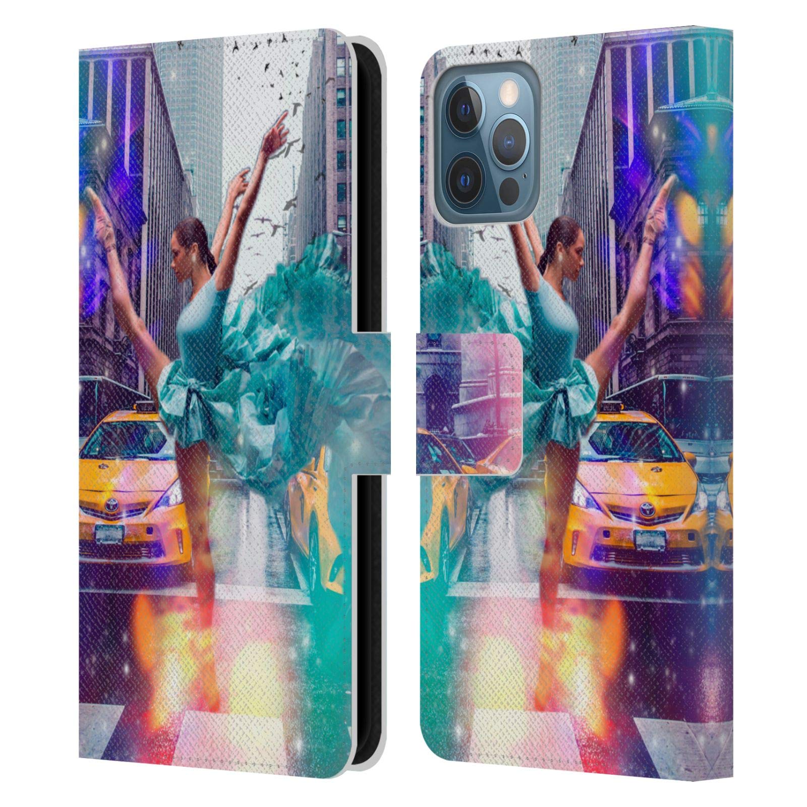 Funda libro para iPhone 12 Pro con protección total y compartimento para tarjetas 7