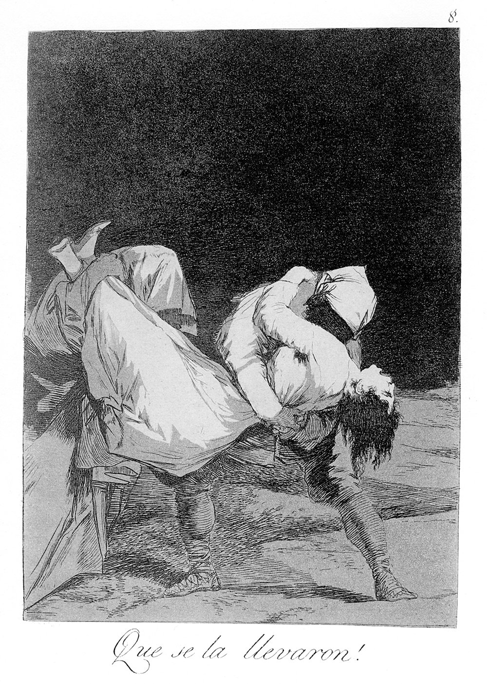 Francisco de Goya Capricho grand poster mat affiche decoration murale historique