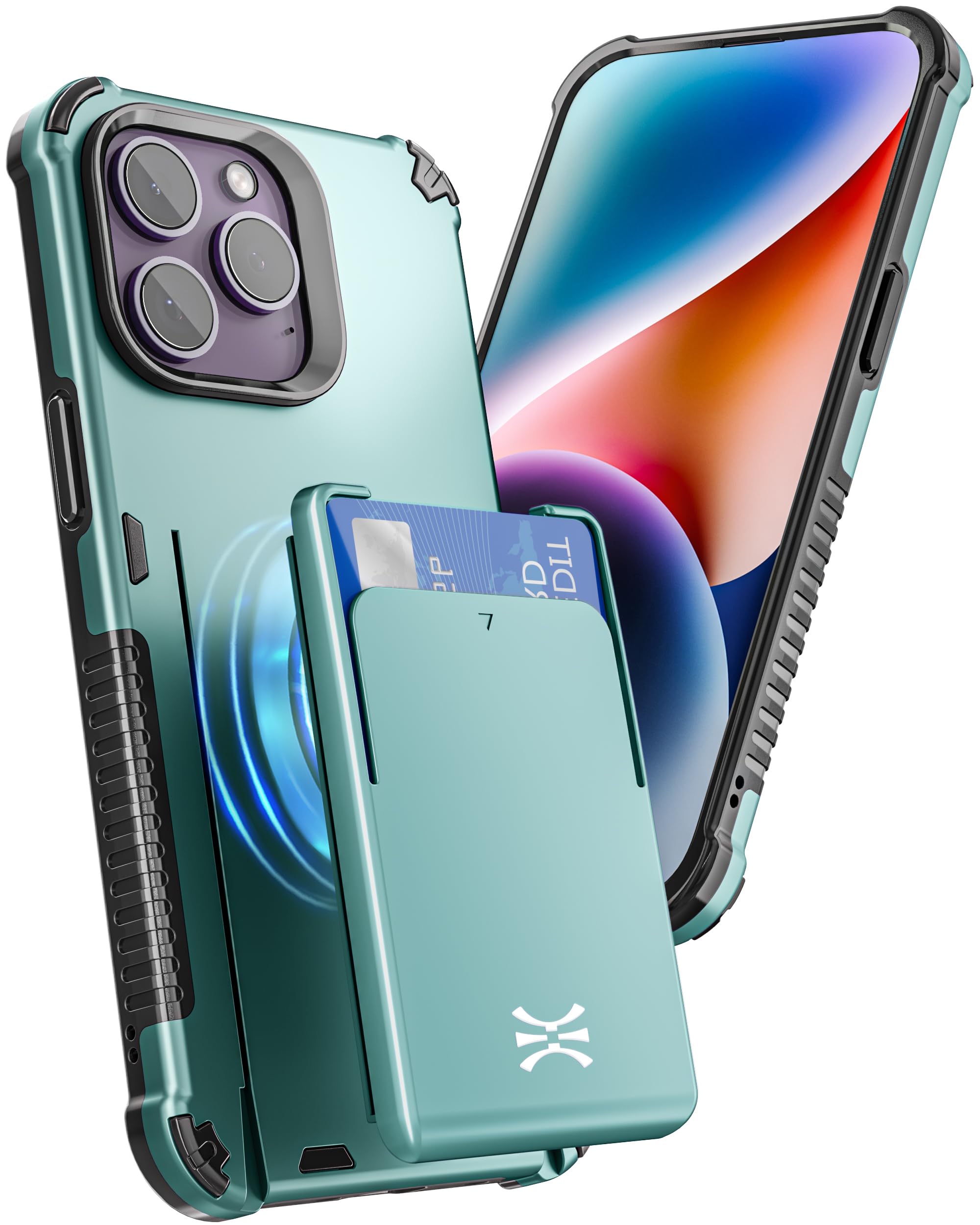Apple - teru TORU MX PRO for iPhone 15 Slim Hard Wallet Case | Dual Layer