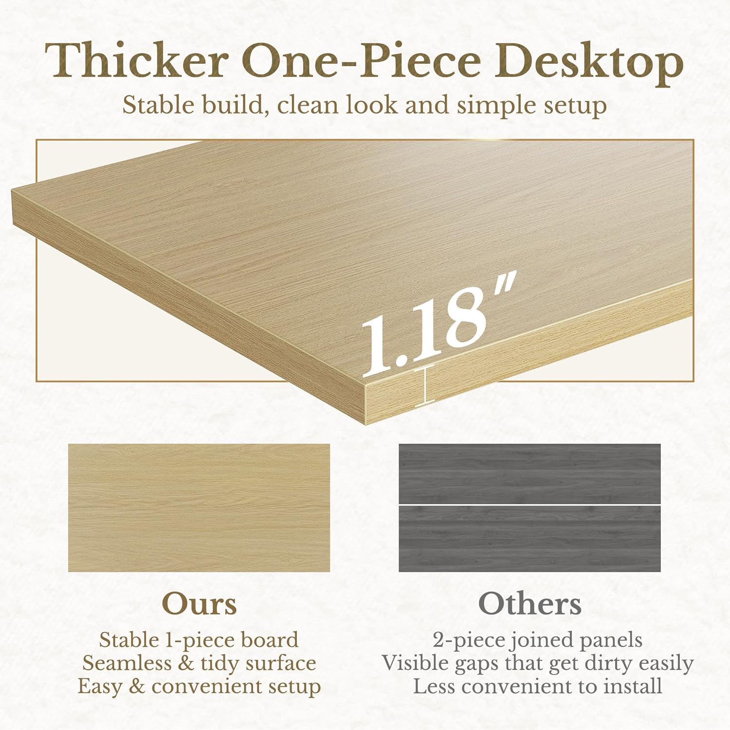 Home Office Furniture Set, 48'' Standing Desk with 73'' Bookshelf, Electric Height Adjustable Desk with 2 File Cabinet, Bookcase with Doors, Fluted Office Furniture Sets, Light Walnut