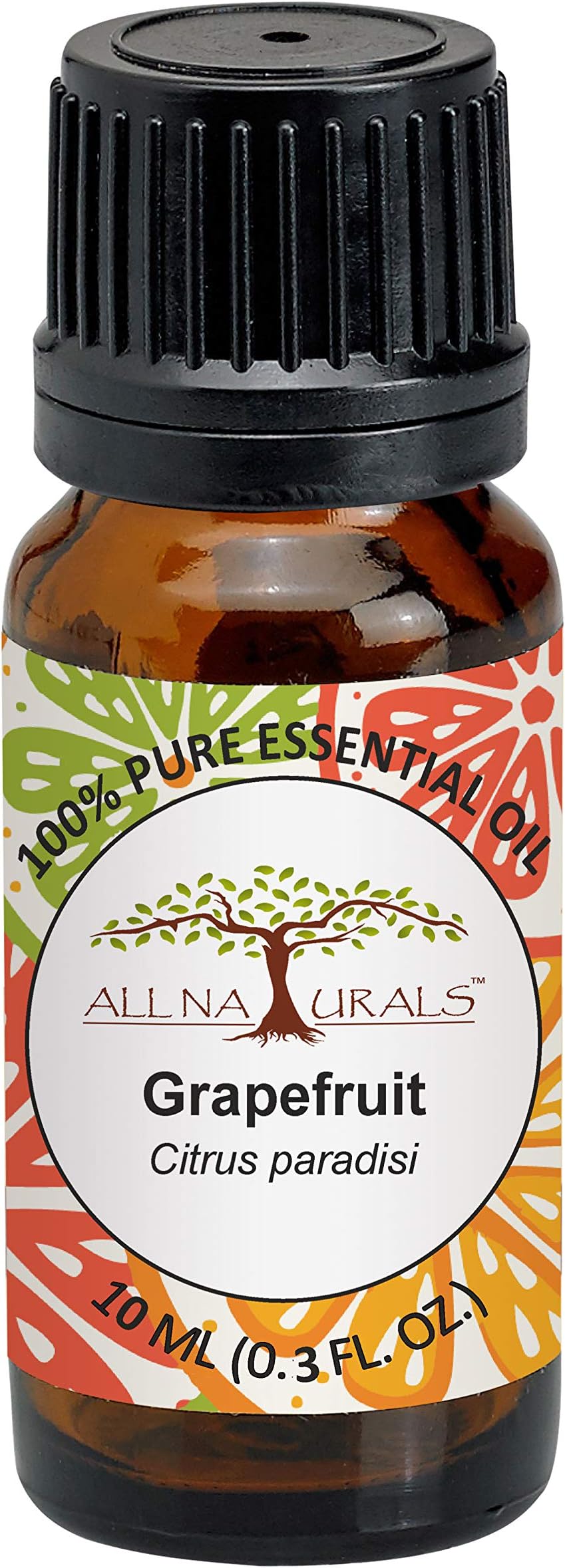 All Naturals Grapefruit Pink (USA) Essential Oil 100% Pure for Skin Lightening, Morning Sickness, Positive Energy & Diffusers (Refreshing Sweet Citrus Aroma) - 15 mL