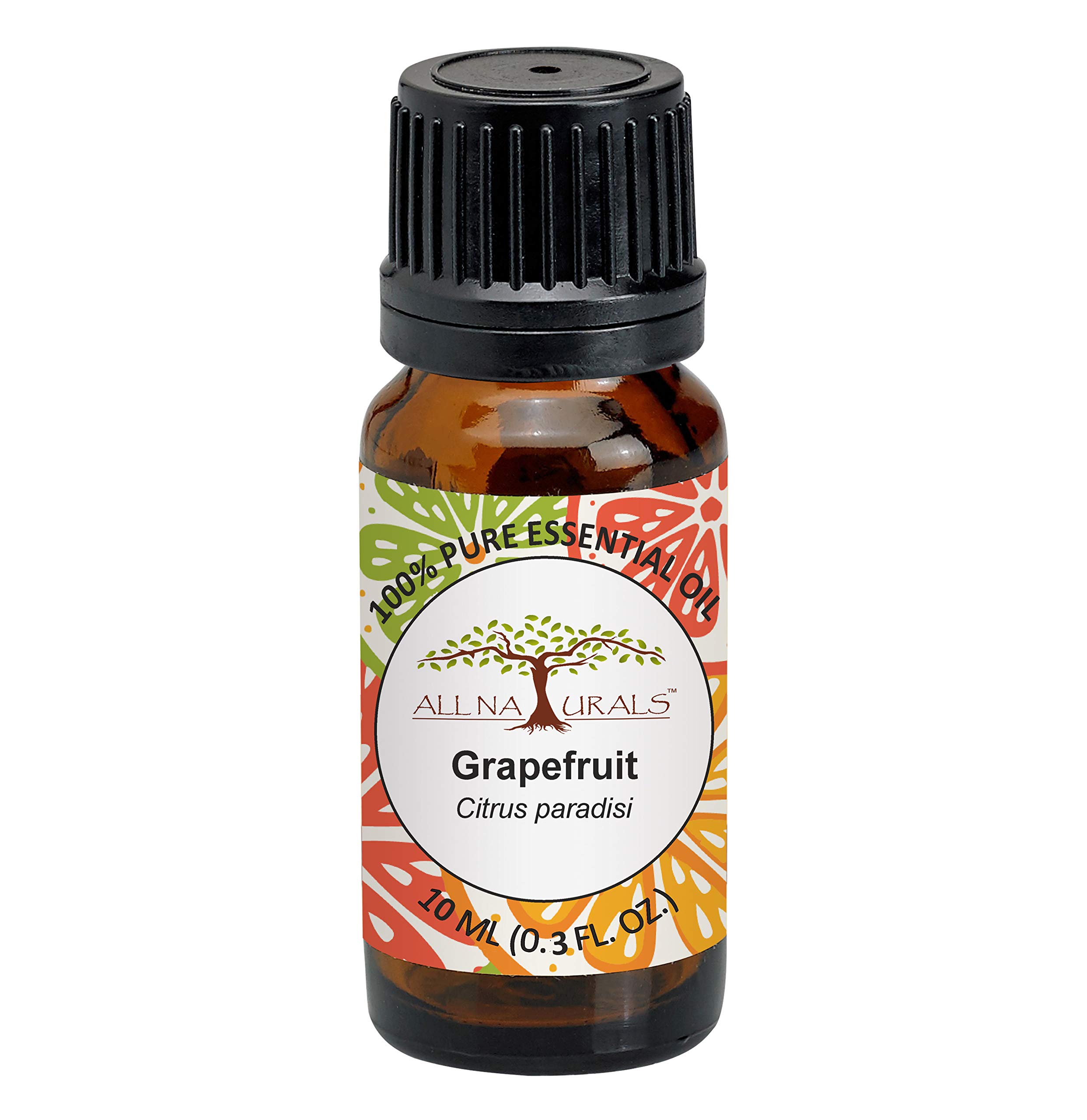 All Naturals Grapefruit Pink (USA) Essential Oil 100% Pure for Skin Lightening, Morning Sickness, Positive Energy & Diffusers (Refreshing Sweet Citrus Aroma) - 15 mL