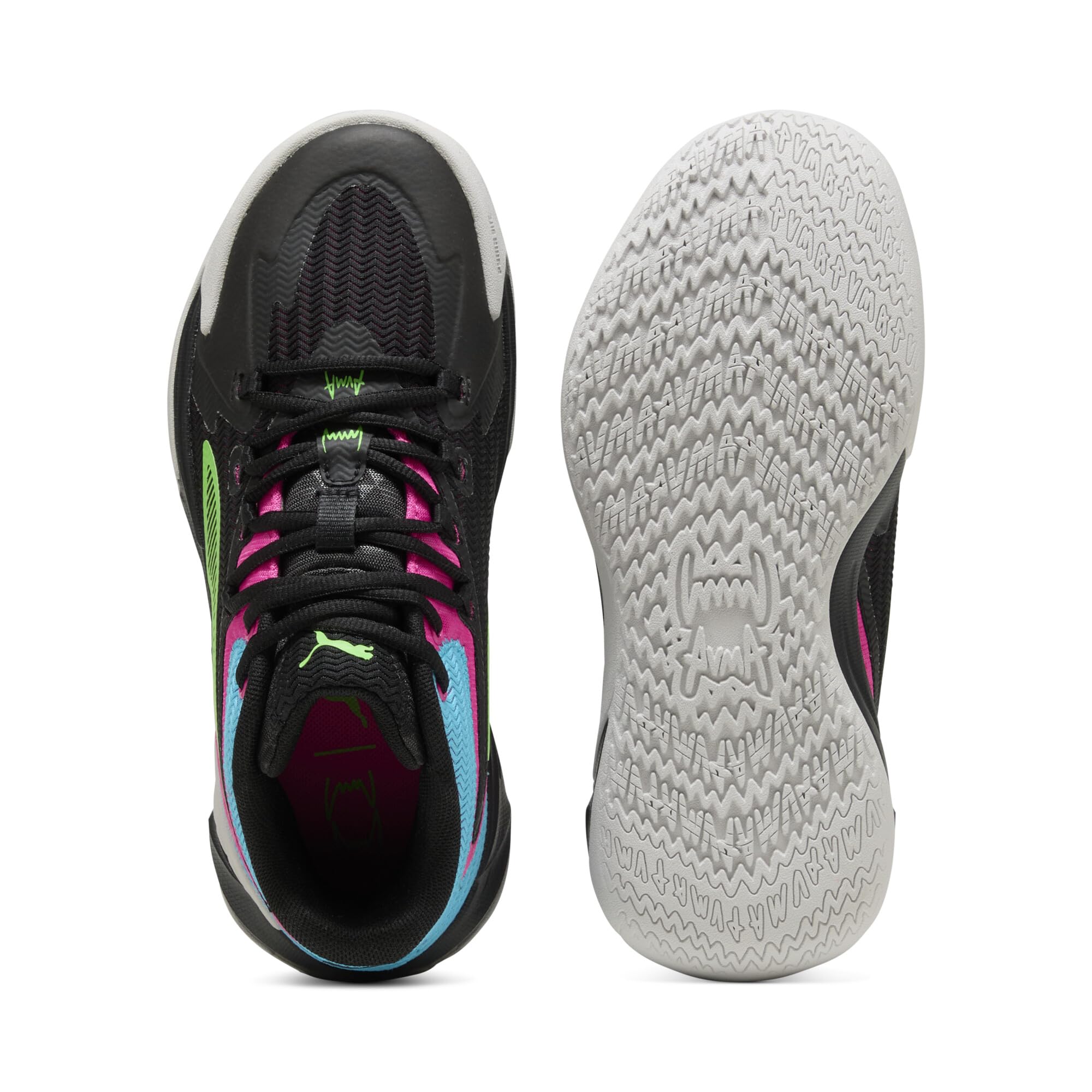 PUMA Tenis de baloncesto unisex para niños