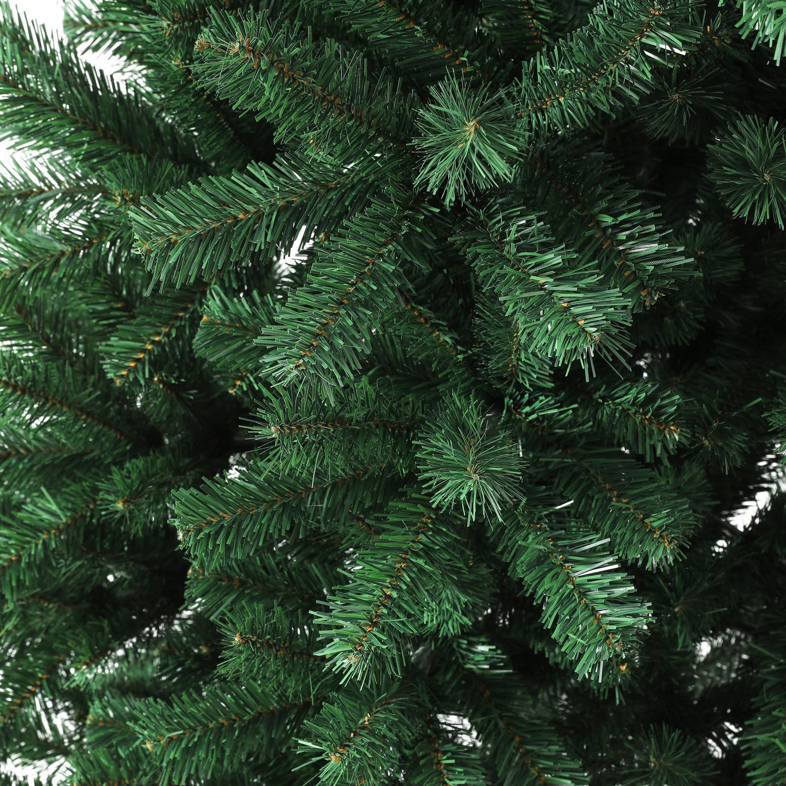 SVITA Weihnachtsbaum künstlich mit 770 Zweig-Spitzen inkl. Metall Ständer Tannenbaum Kunstbaum (Luvi-Nadeln | 180cm)