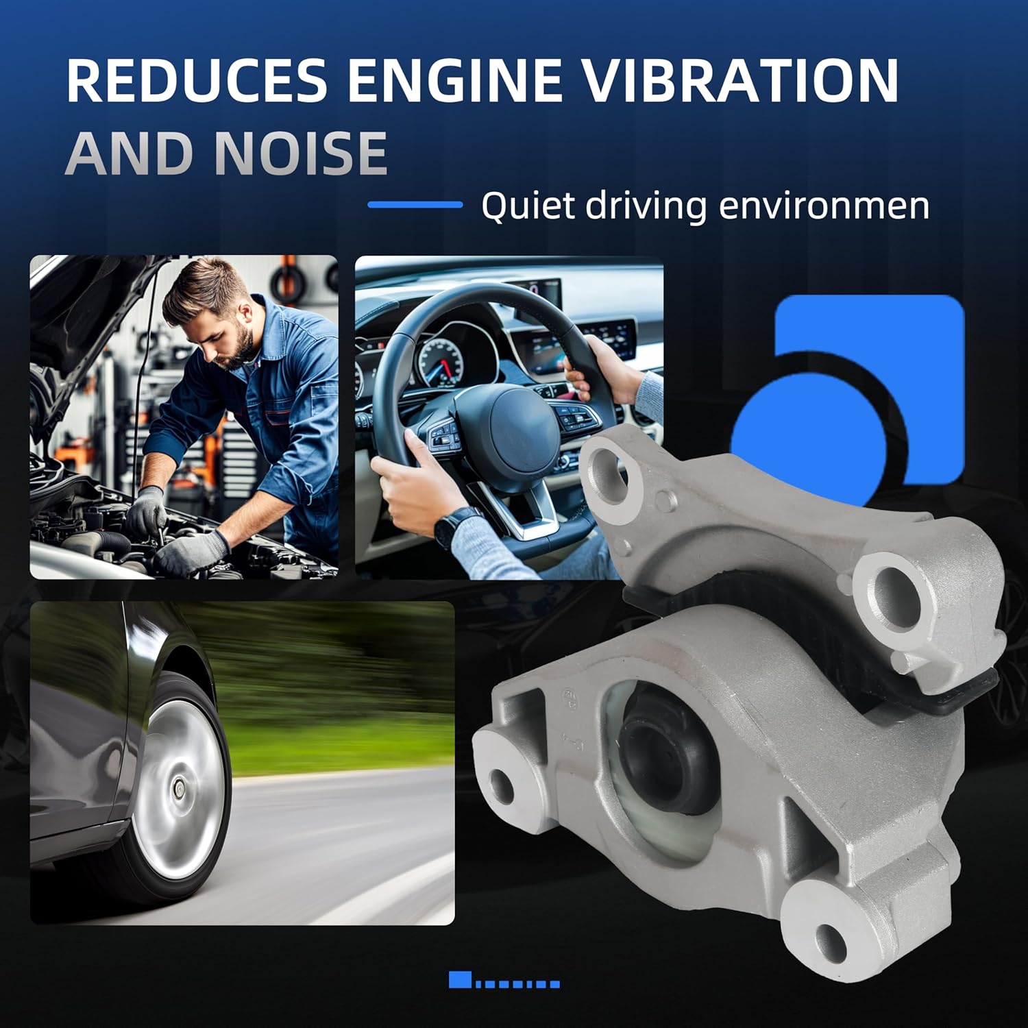 Engine Mounts & Automatic Trans Mount Fits for Nissan Altima 2019-2023 L4 2.5L, 4PCS Engine Motor Mounts #OE A4381 A4382 A4389 A4390