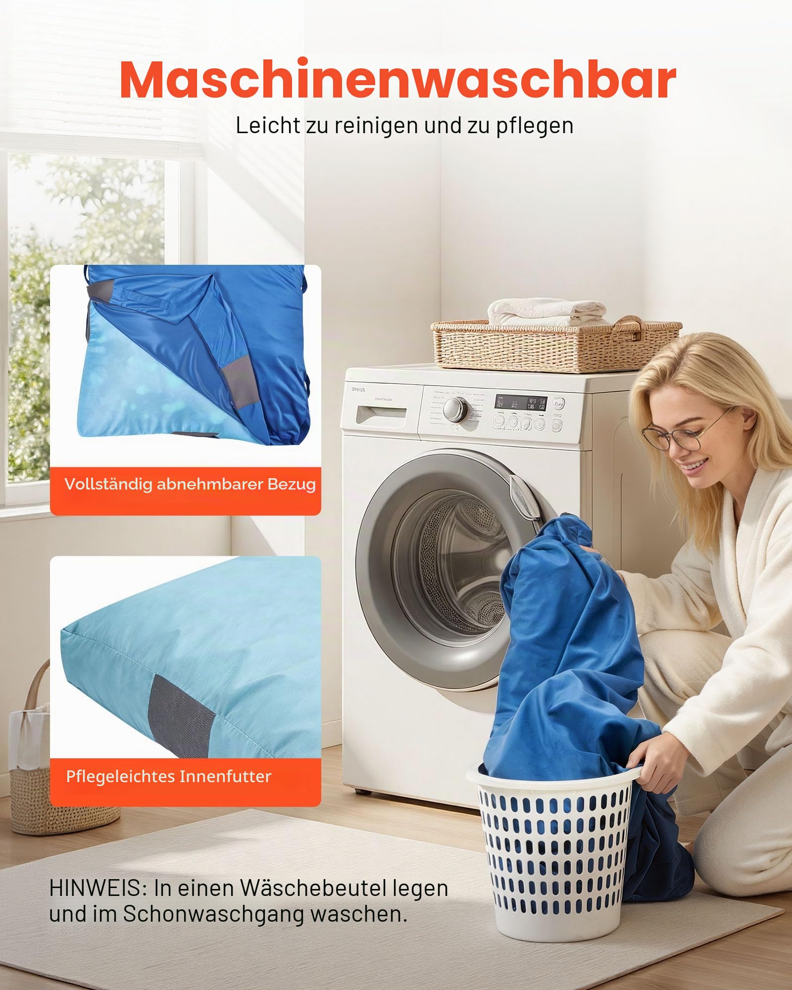 VEVOR Crash-Pad, Crash-Pad für Kinder, sensorisch, mit Schaumstoffblöcken und waschbarem Bezug, große weiche Kissenmatte, sensorische Raumausrüstung für Kinder, springen, entspannen und spielen