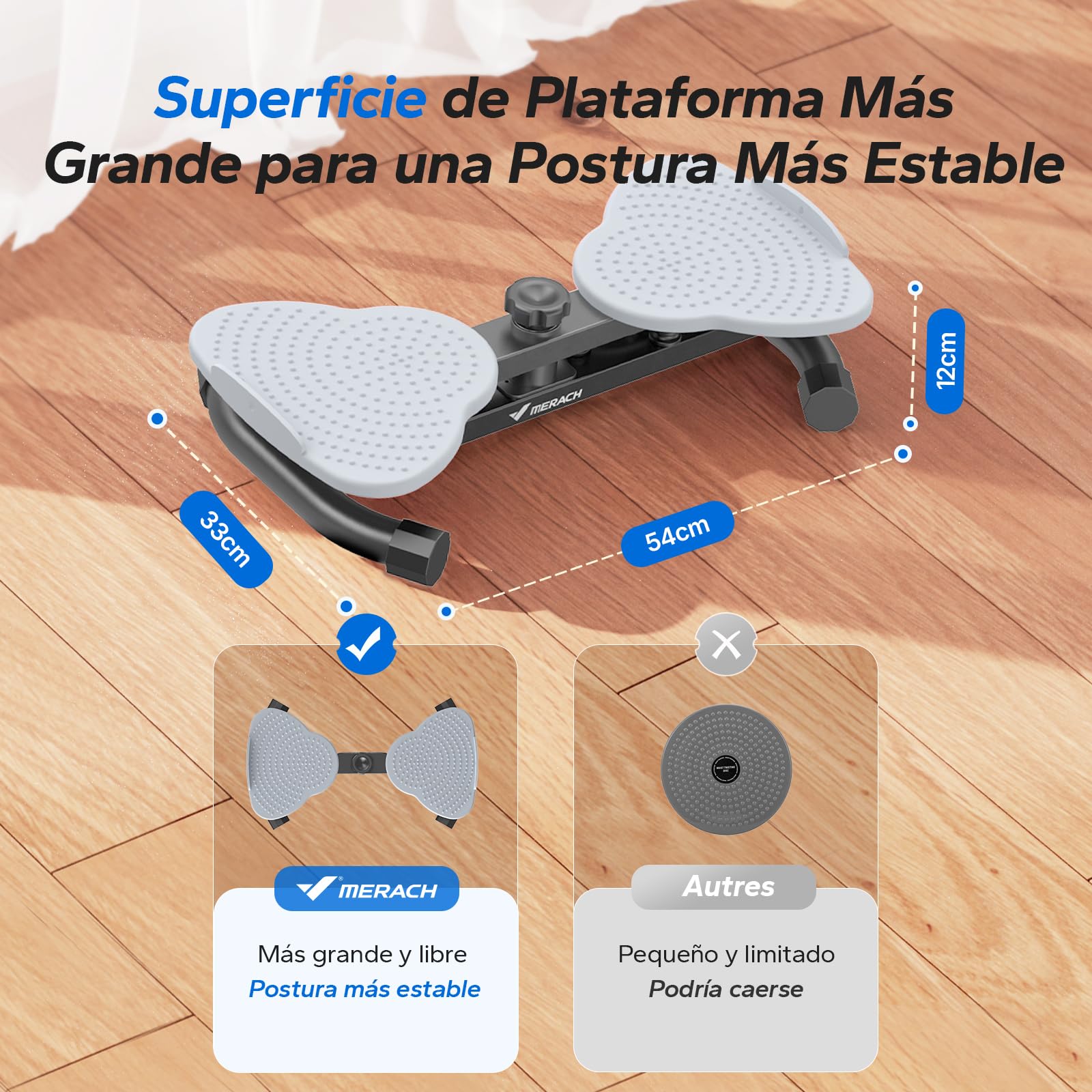 MERACH Ejercicio de máquina de giro de cintura, tabla de giro abdominal con capacidad de peso de 300 libras, entrenamiento de abdominales para cintura delgada y ejercicio abdominal, equipo de gimnasio