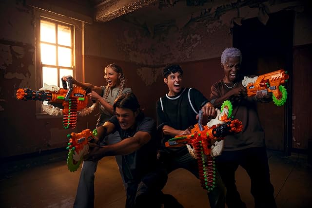 Foto 6 de 7 de XSHOT Insanity HorrorFire Dread Hammer de ZURU con 48 Dardos, Tecnología Air Pocket y Almacenamiento