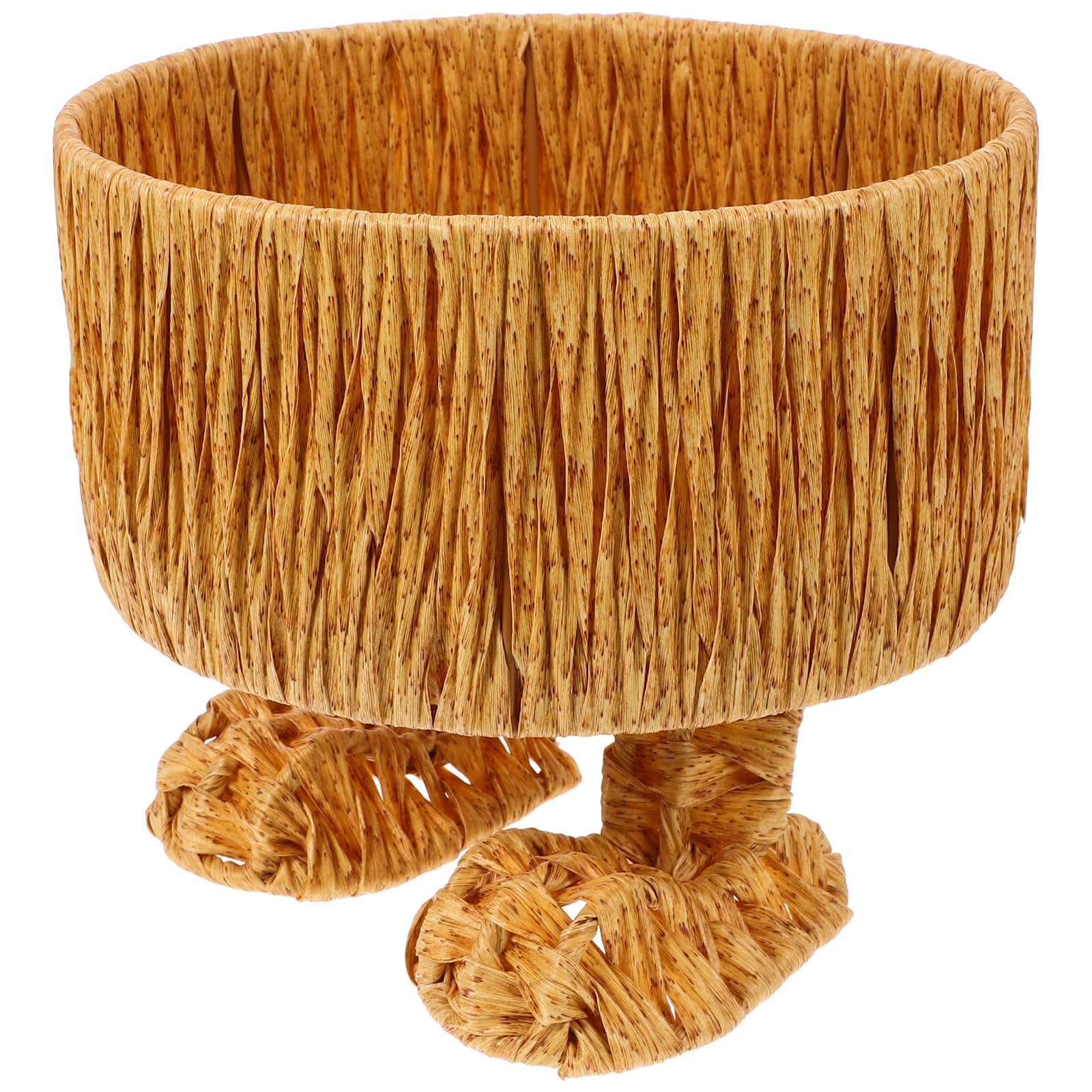 Creative Foot-Shaped Fruit Basket, Imitation Rattan Woven Snack and Dessert Storage Basket with Foot, Kitchen Food Organizer for Fruit and Bread –