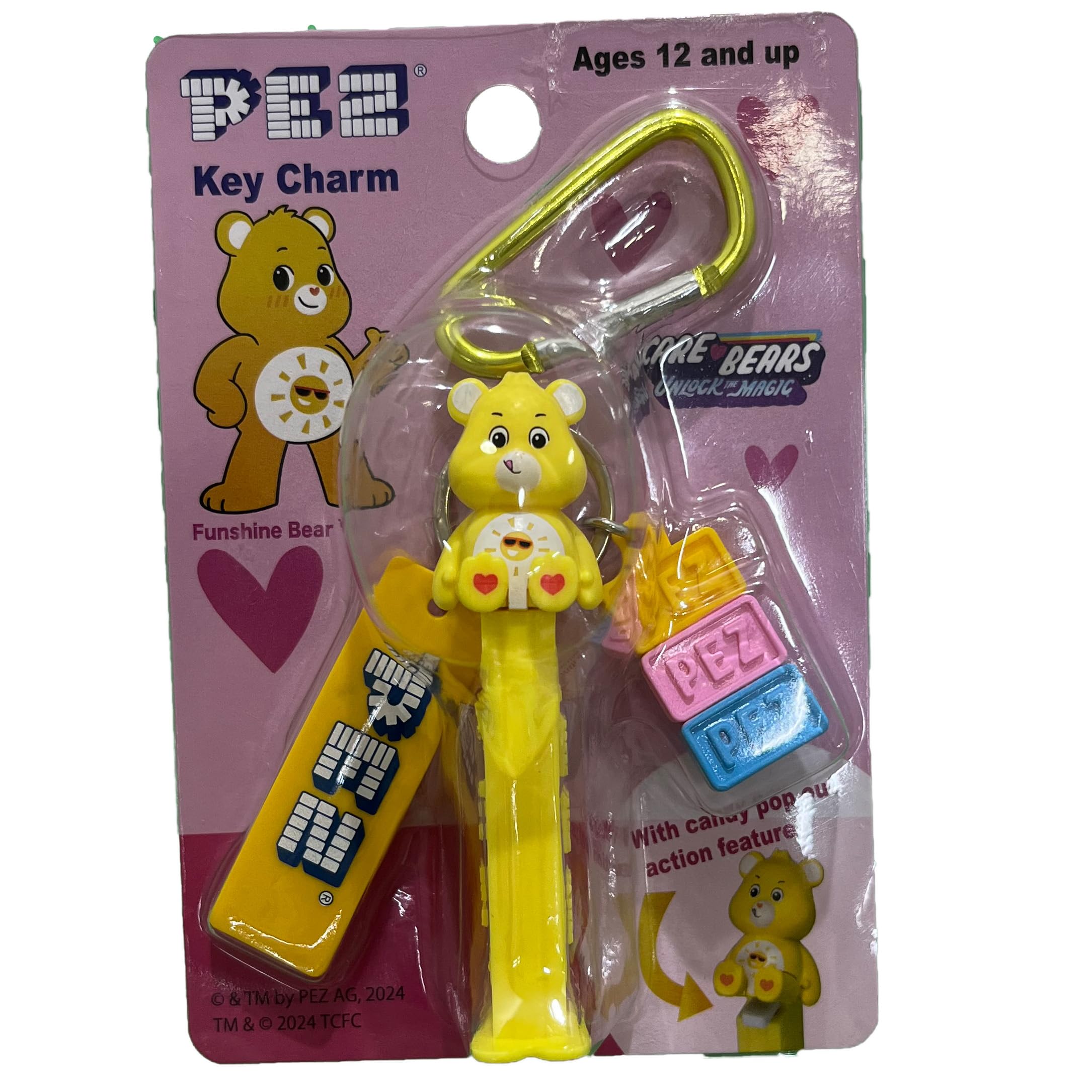 Amazon.co.jp: イワヤ PEZ Key Charm(Funshine Bear) お菓子雑貨