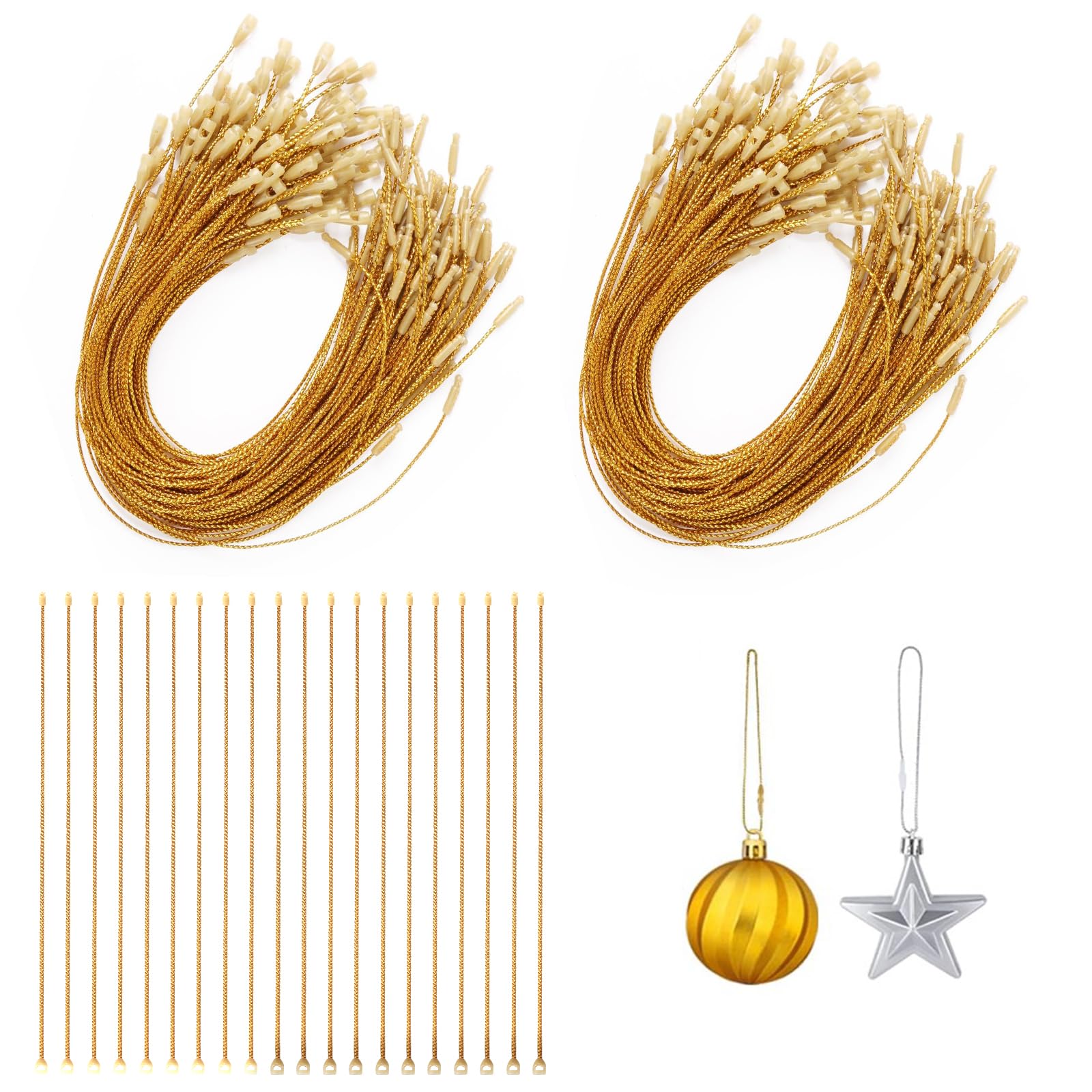 PureGuard Christmas Ornament String Hangers