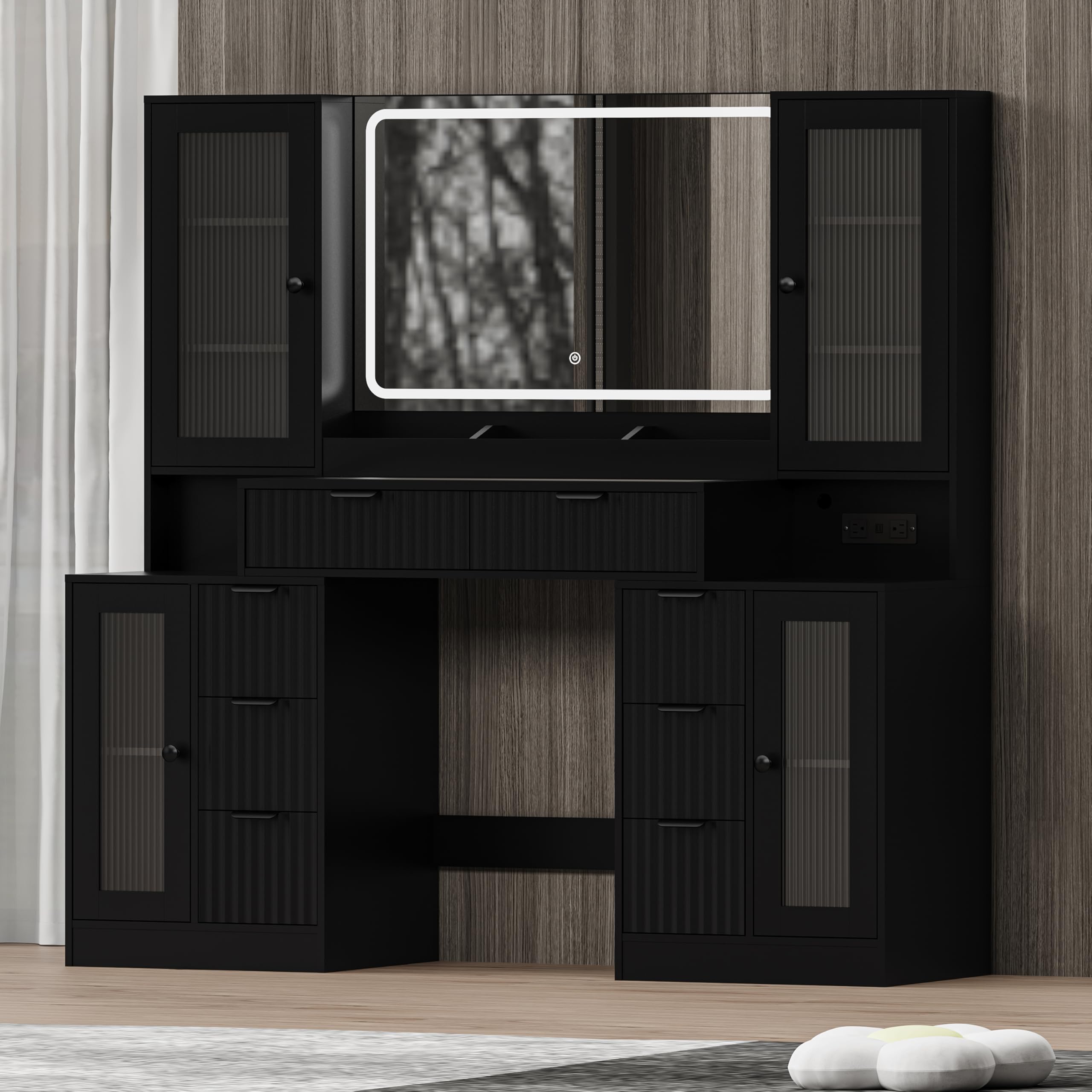 BOXACTION Fluted Vanity
