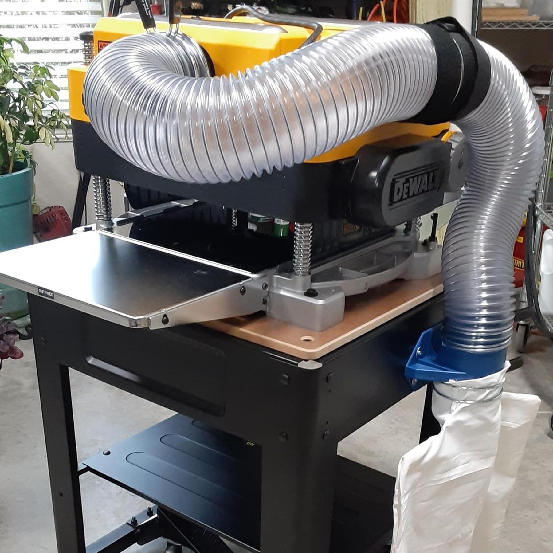 Elecoman 4" X 20' Heavy PVC Dust Collection Hose,Flexible - View #2