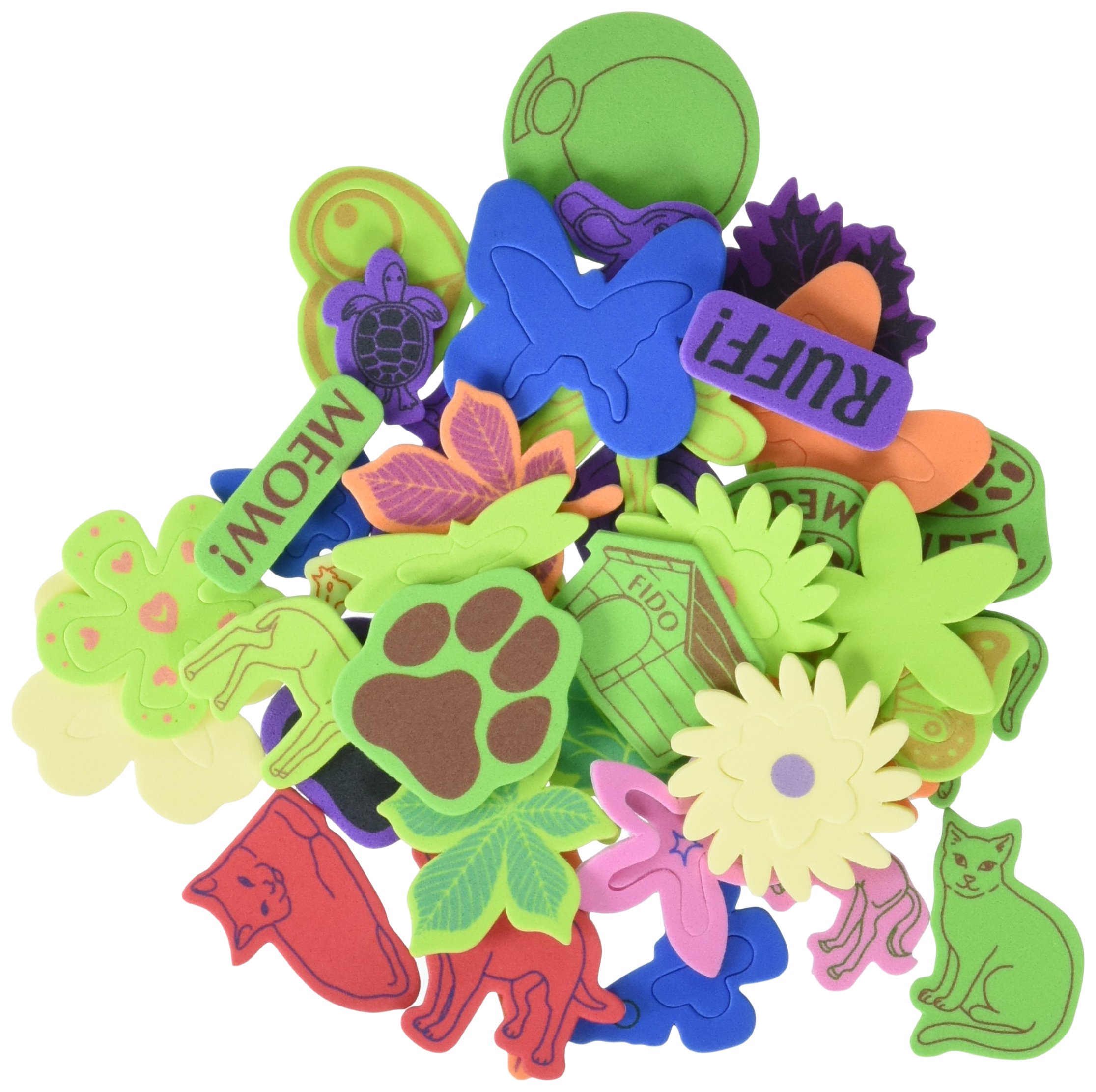 Chenille Kraft 3 D Foam Sticker Box Nature Theme