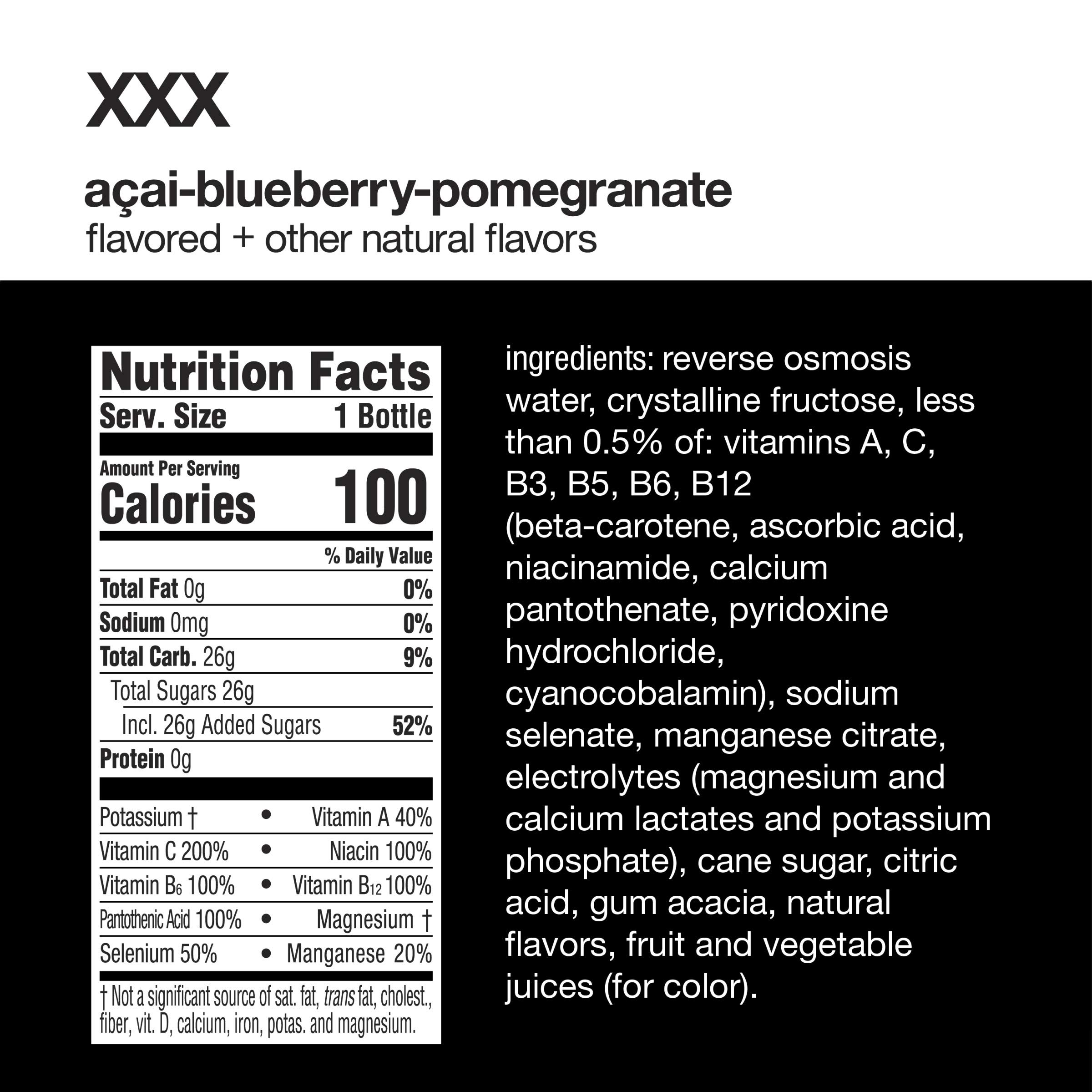 VitaminWater Flavored Water 4 Flavor Variety Pack Nutrient Enhanced