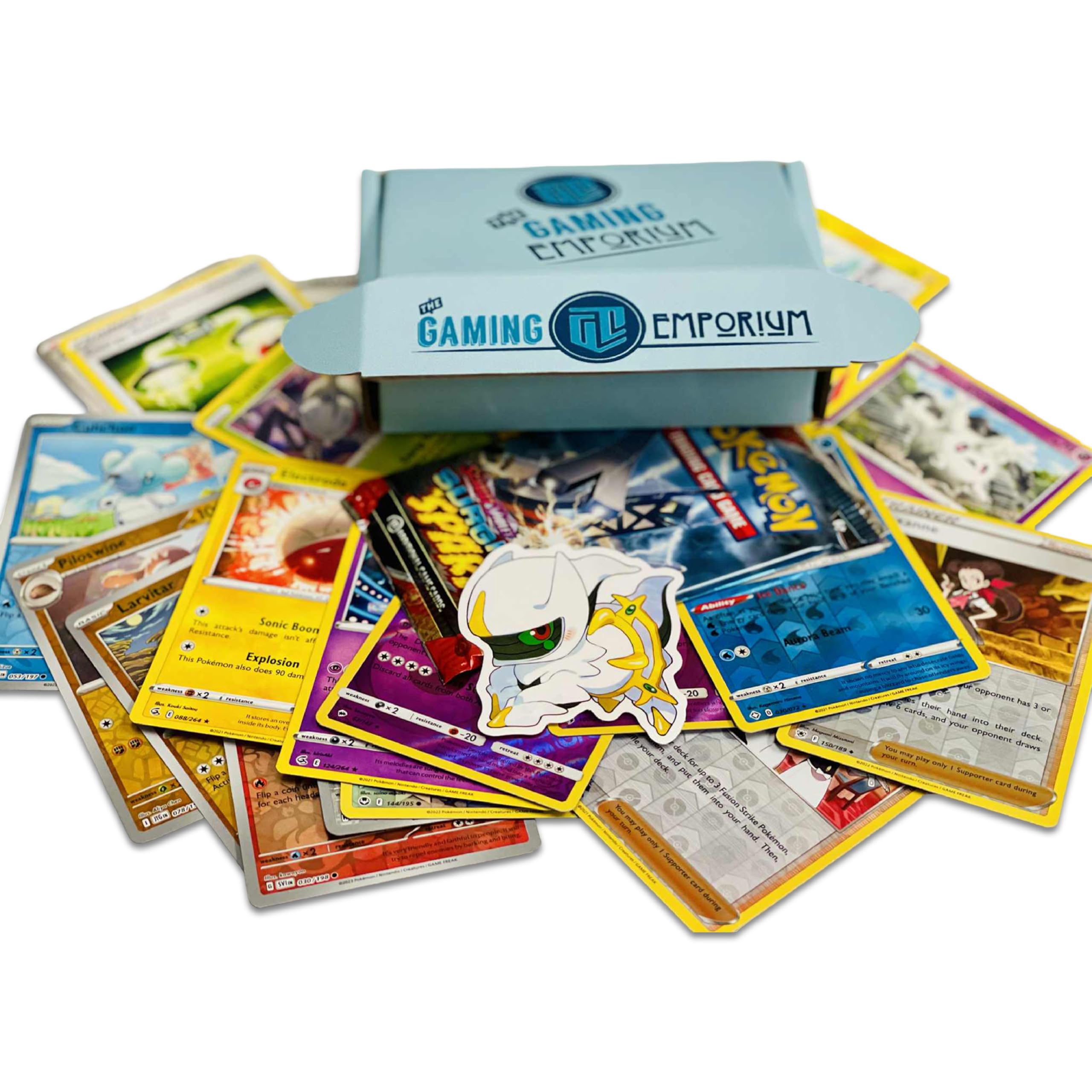 Amazon.com: The Gaming Emporium Pokemon Mystery Box (Pokemon Card lot of 25  Plus 1 Booster Pack) : Toys & Games