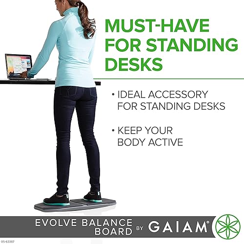 Miniatura 2 de Gaiam Evolve - Tabla de equilibrio para escritorio de pie