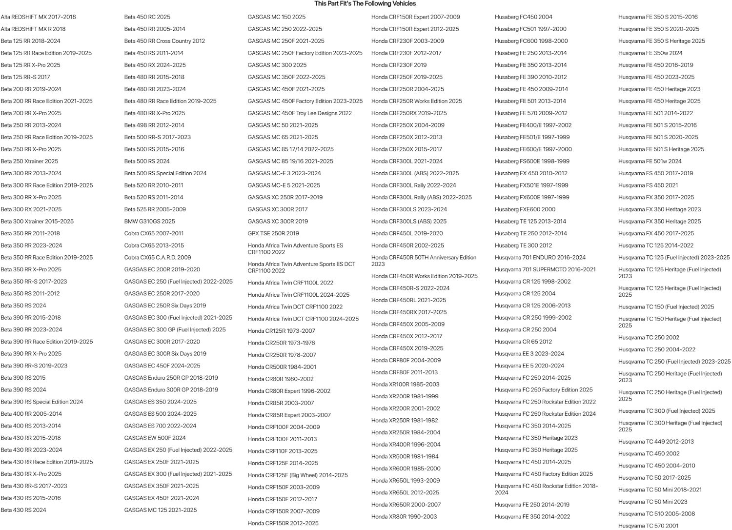 Tusk Rim Lock Nut/Spacer Kit Blue For YAMAHA YZ125 1974-2022