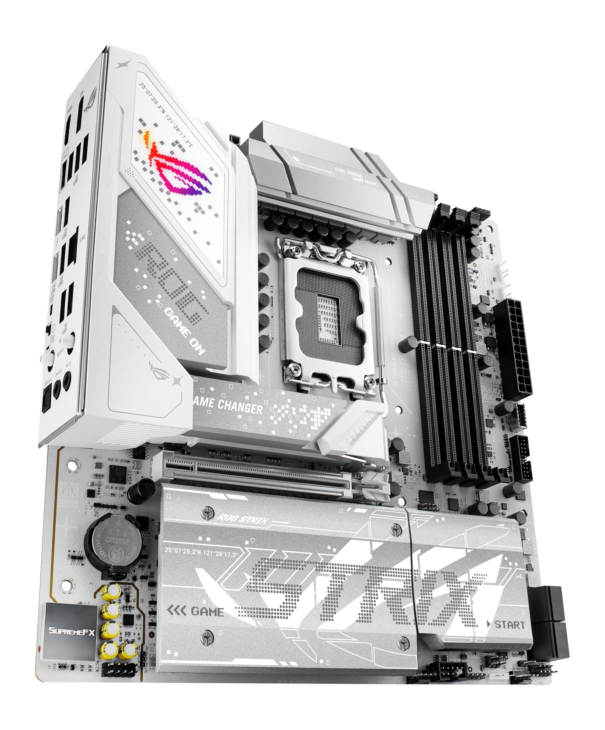 ASUS ROG STRIX B760-G GAMING WIFI Mainboard Sockel Intel LGA 1700 weiß Ansicht 7