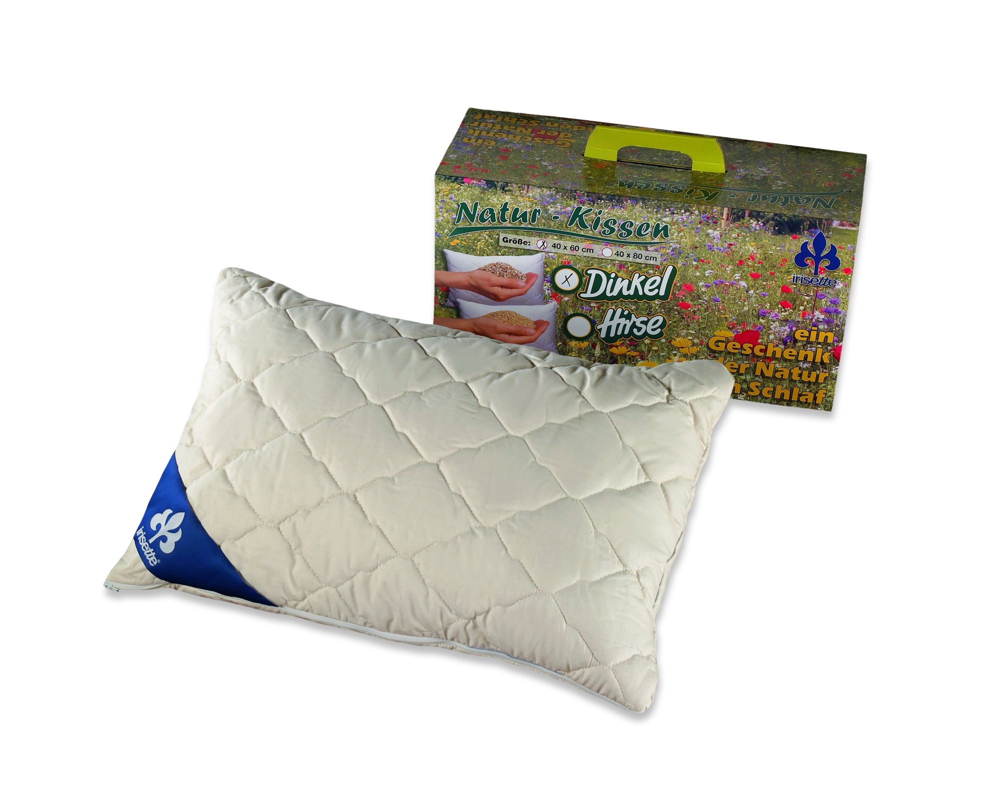 Badenia Bettcomfort 03460099108 Irisette Dinkelkissen 40 x 80 cm natur