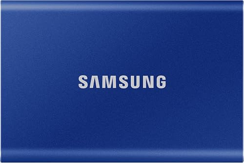 Samsung T7 Portable SSD - 1 TB - USB 3.2 Gen.2 External SSD Indigo Blue (MU-PC1T0H/WW) - 1