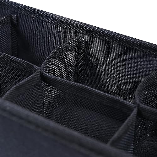 Miniatura 19 de Qozary Paquete de 3 divisores organizadores de cajones de ropa interior, cajas de almacenamiento plegables para ropa, calcetines, lencería, ropa