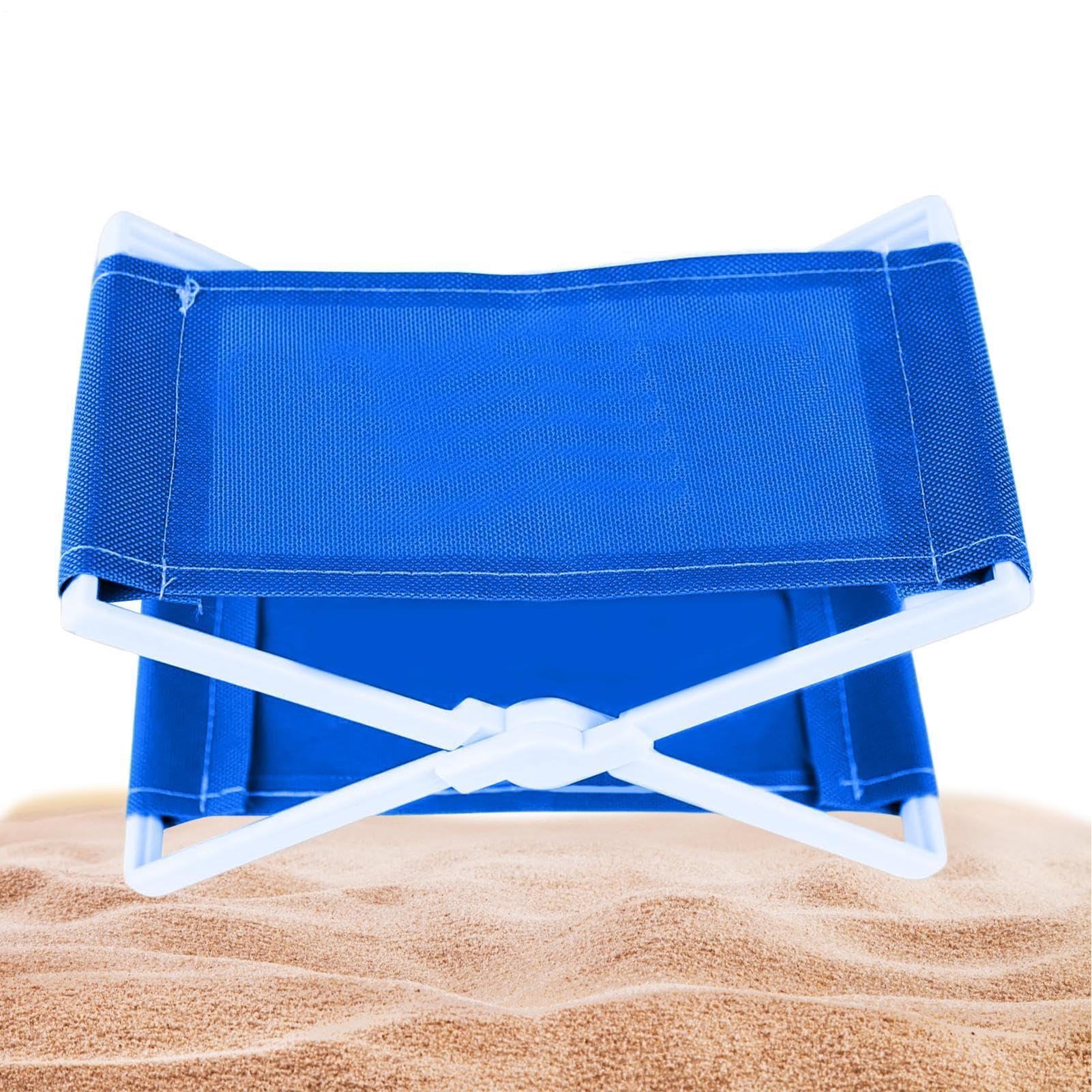 Cuscino per sedia a sdraio, compatto, pieghevole, per escursionismo, picnic, 20 x 10 cm, in tessuto ABS, poggiatesta per sdraio da spiaggia, cuscino leggero per sabbia, tappetino portatile per esterni