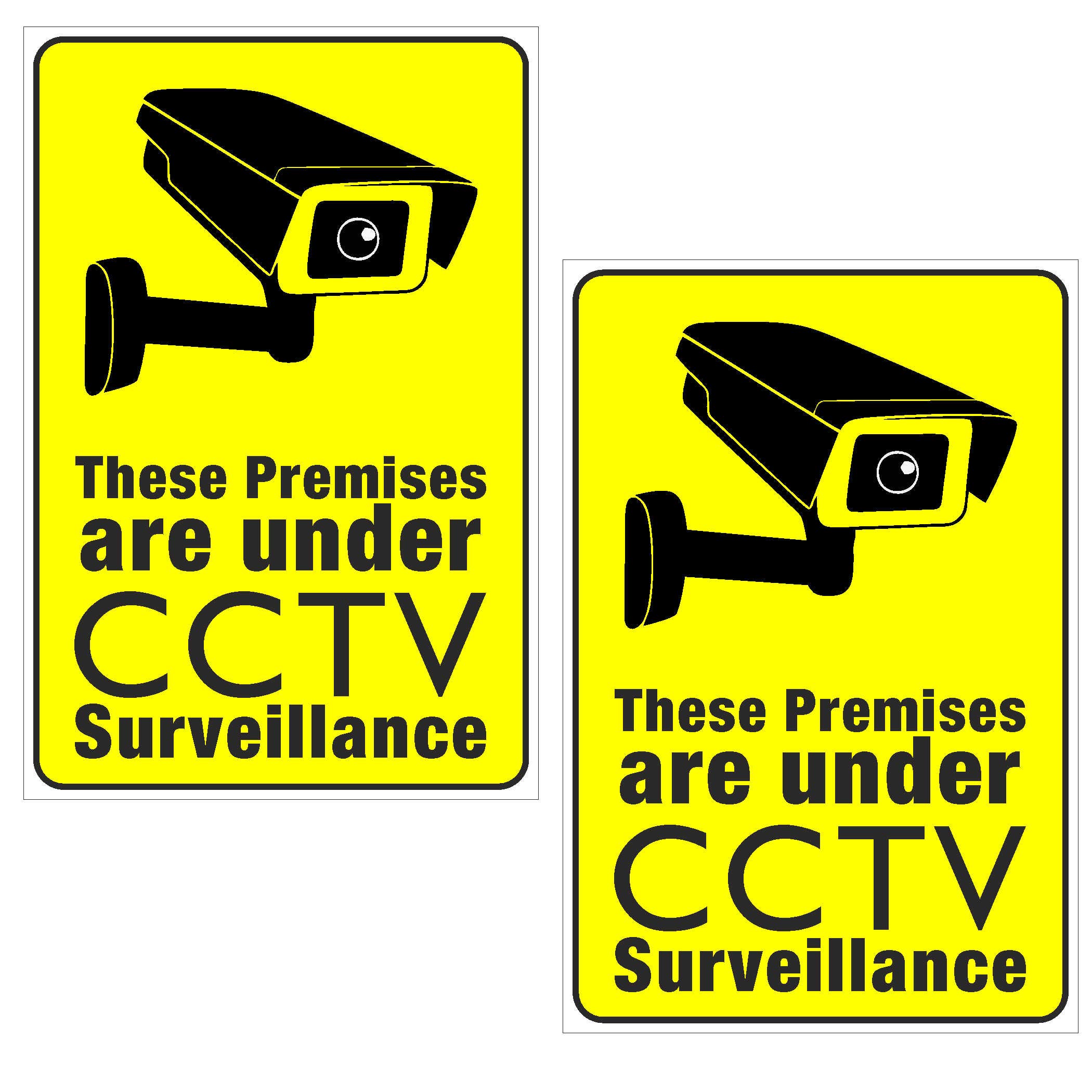 Craft Qila These Premises are under CCTV Surveillance (Pack of 2) Safety & Warning Sign Board (8x12 Inch) (B0867P9Y3T) Amazon Price History, Amazon Price Tracker