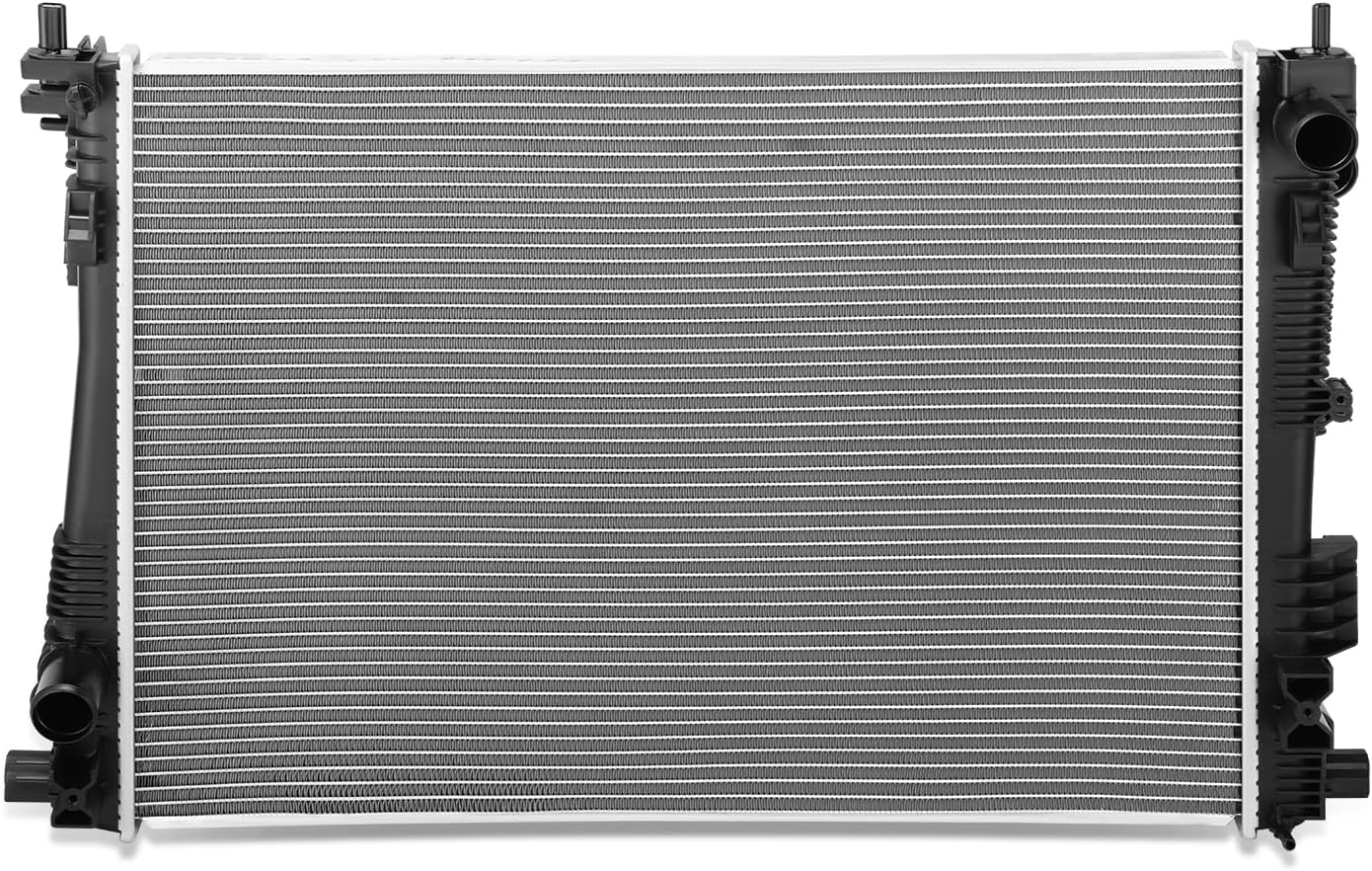 DNA MOTORING OE Style 1-Row Aluminum Cooling Radiator Compatible with 17-23 Chrysler Pacifica / 20-22 oyager, OEM-RA-13641, CH3010380