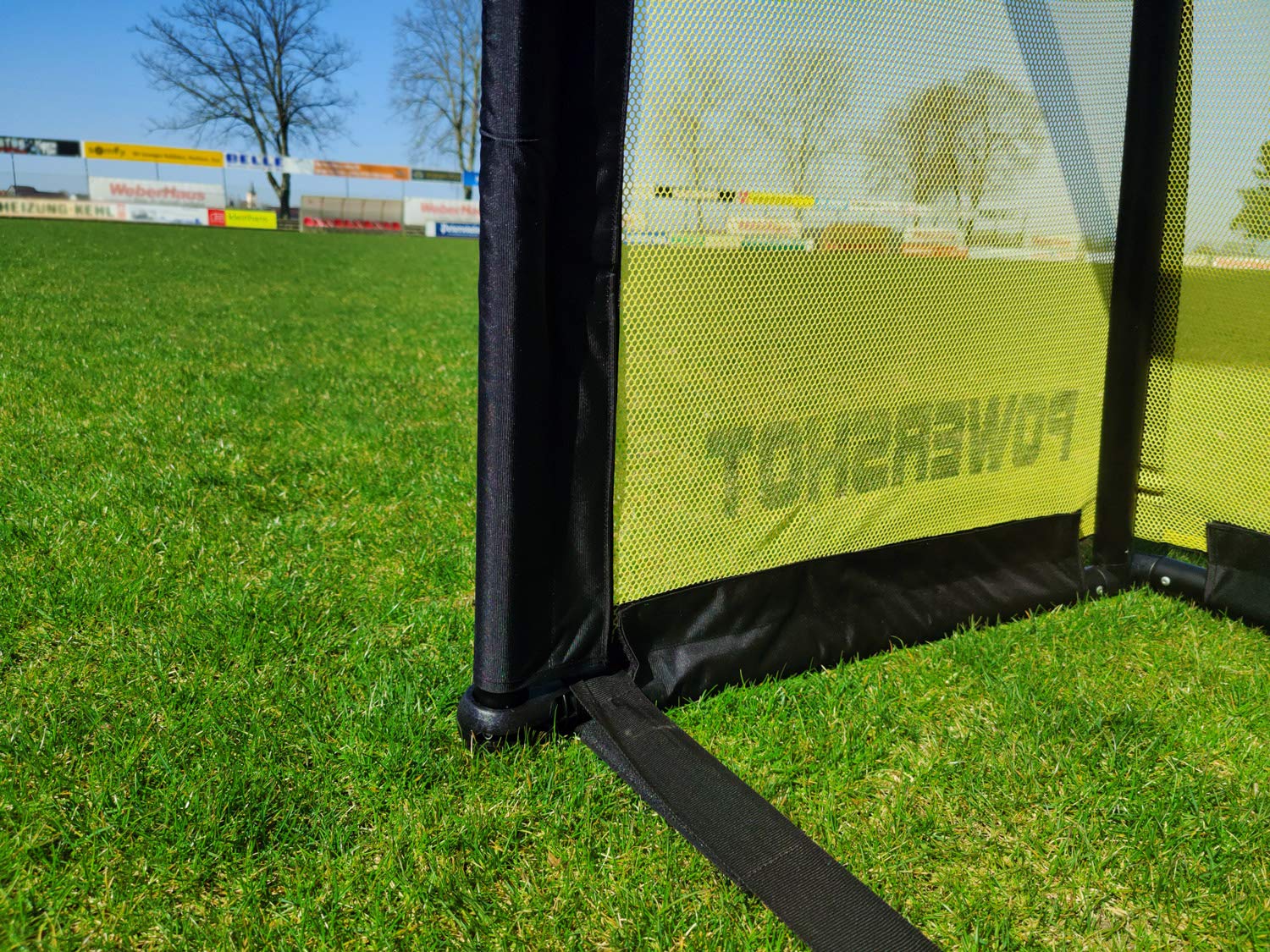 POWERSHOT Mini Porta da Calcio Pieghevole in Alluminio 1,5 x 1 m - Perfetta per Club, Centri di Allenamento e privati