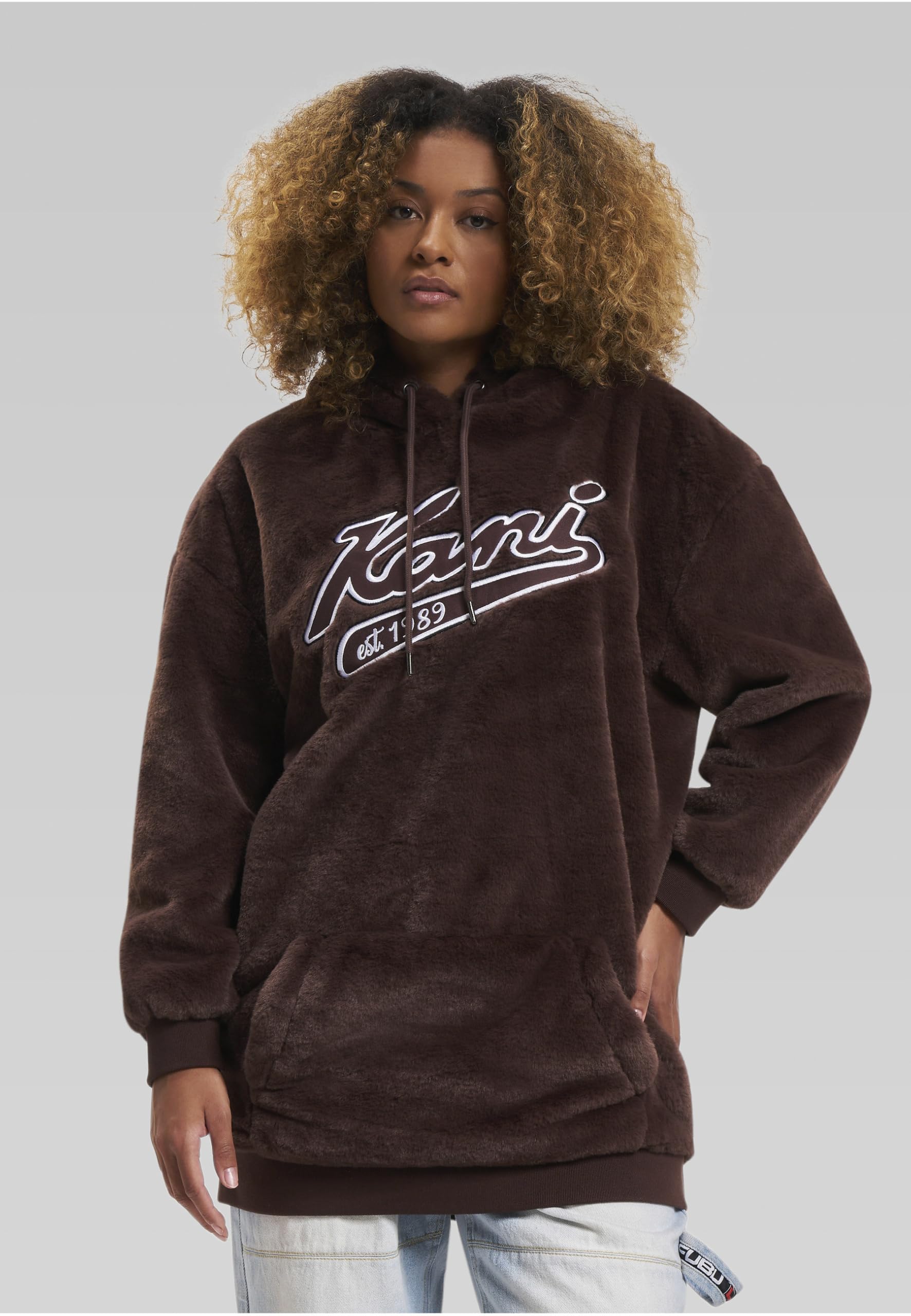 Karl Kani KW234-039-2 KK Varsity Robe à capuche végétalienne pour femme