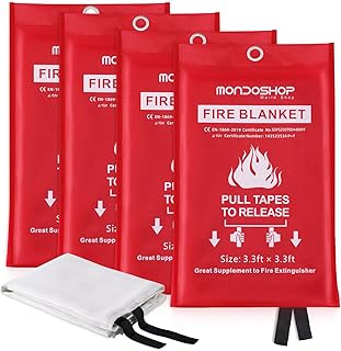 Emergency Fire Blankets for Camping Grill Emergency Fire...