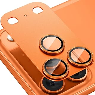 Tensea for iPhone 17 Pro Camera Lens Protector, Metal Aluminum Alloy Tempered Glass Cover Camera Screen Protector Accessories, Case Friendly - Amazon product rated Grade A