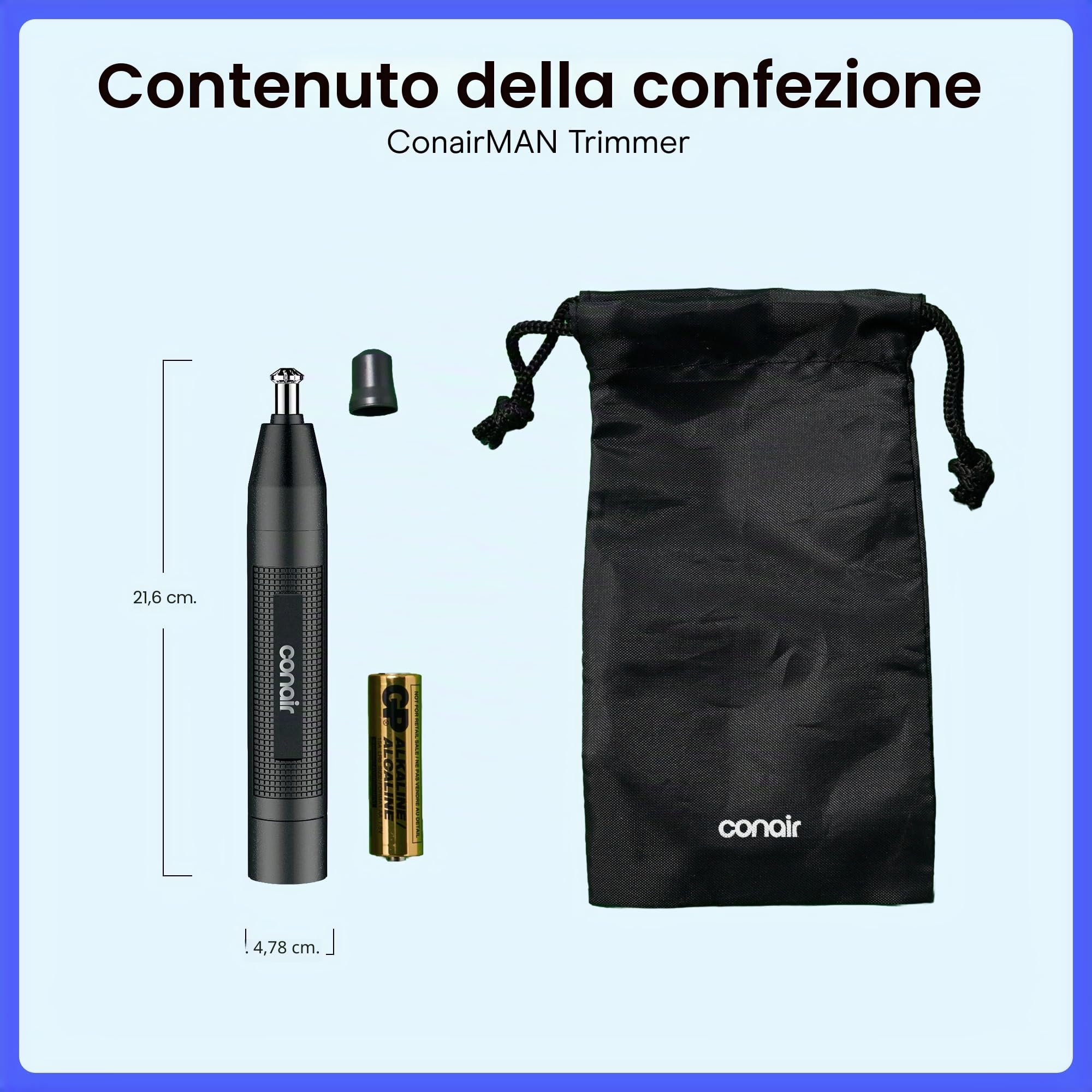 ConairMAN, rasoio per orecchio/naso