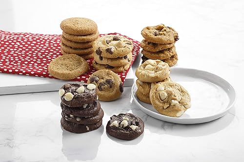 Miniatura 3 de Mrs. Fields - Lata clásica de galletas de corazón, surtido con 60 galletas Nibblers tamaño bocado en nuestros 5 sabores exclusivos (60 unidades)