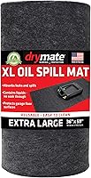 Drymate XL Oil Spill Mat 36"x59" - Reusable Absorbent Garage Floor Protector, Waterproof Backing, Washable, USA Made