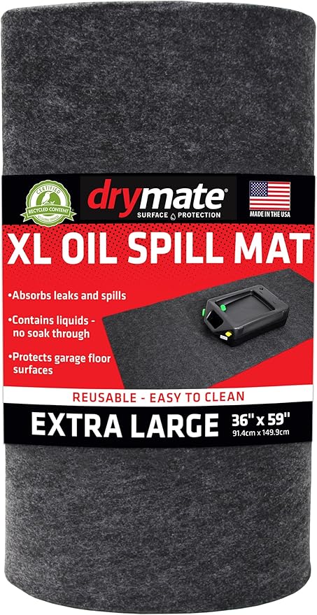 Drymate XL Oil Spill Mat (36" x 59"), Premium Absorbent