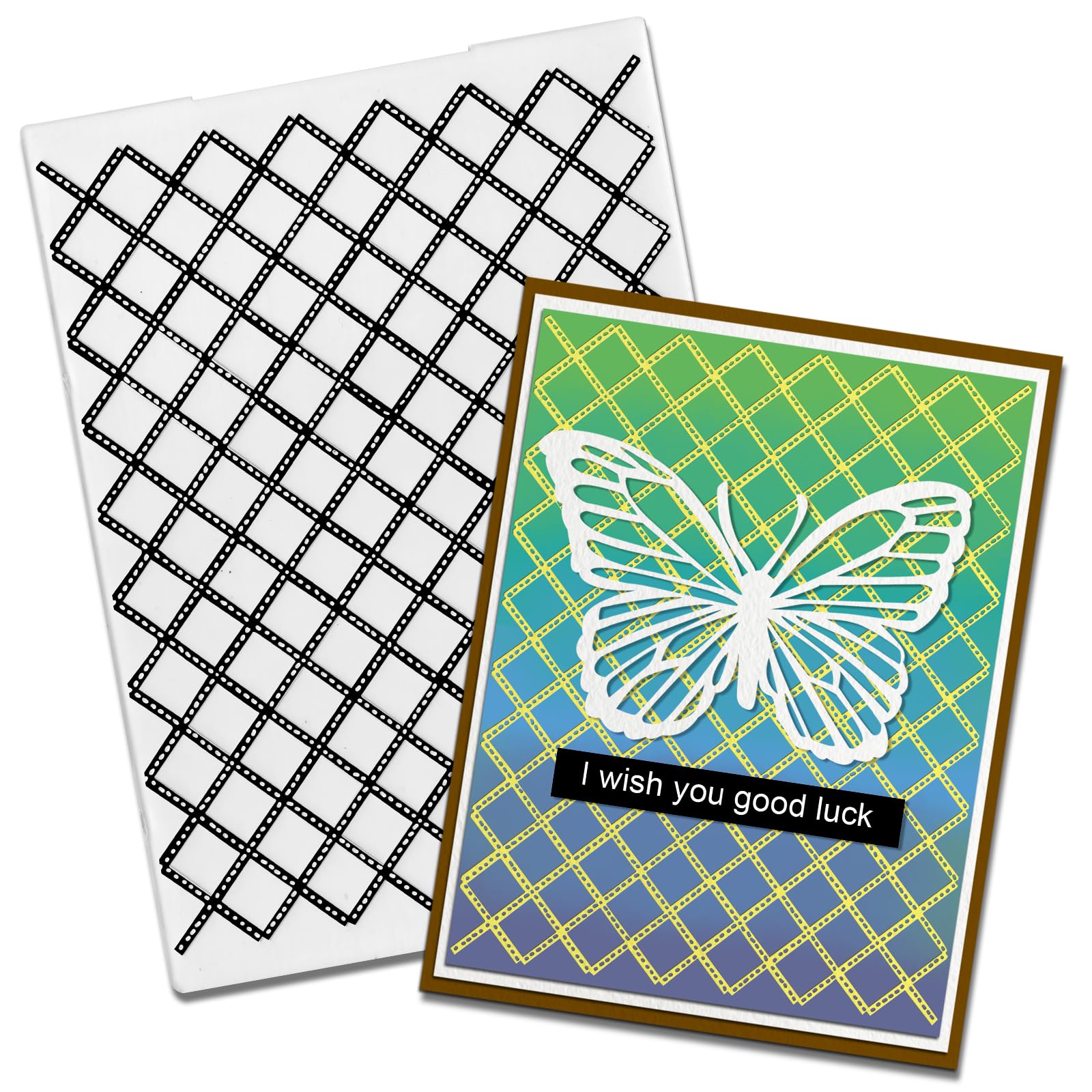 Template Goffratura Dente Di Leone - Stencil Plastica 10.5x14.8cm Per Scrapbooking - Foto 5