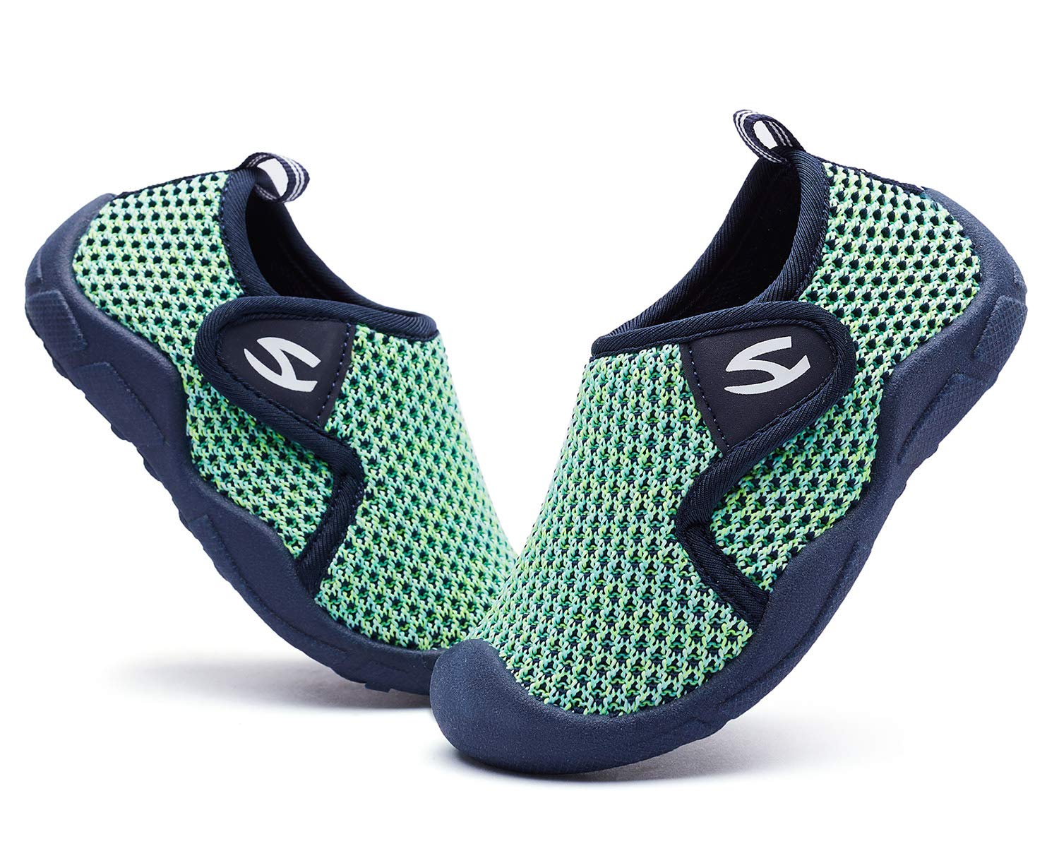 SMajong Zapatillas de Estar por Casa para Niños Antideslizantes Niña Niño Zapatos de Interior Zapatos para Bebé Primeros Pasos Zapatillas de Punto Transpirable 20-30 EU