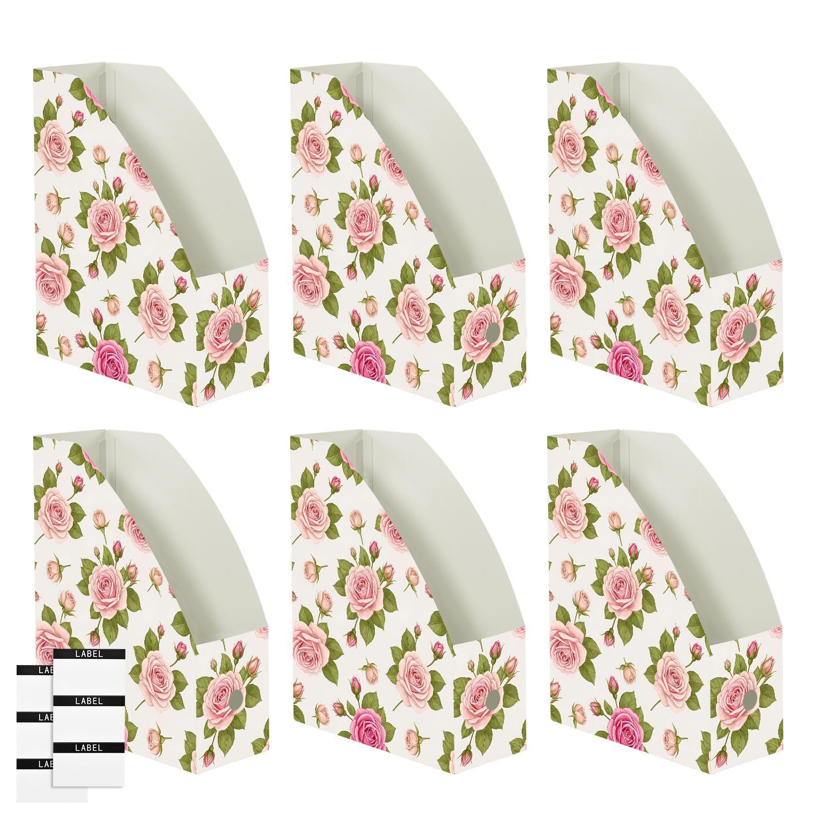 Classic Rose Pink Portariviste, plastica PP